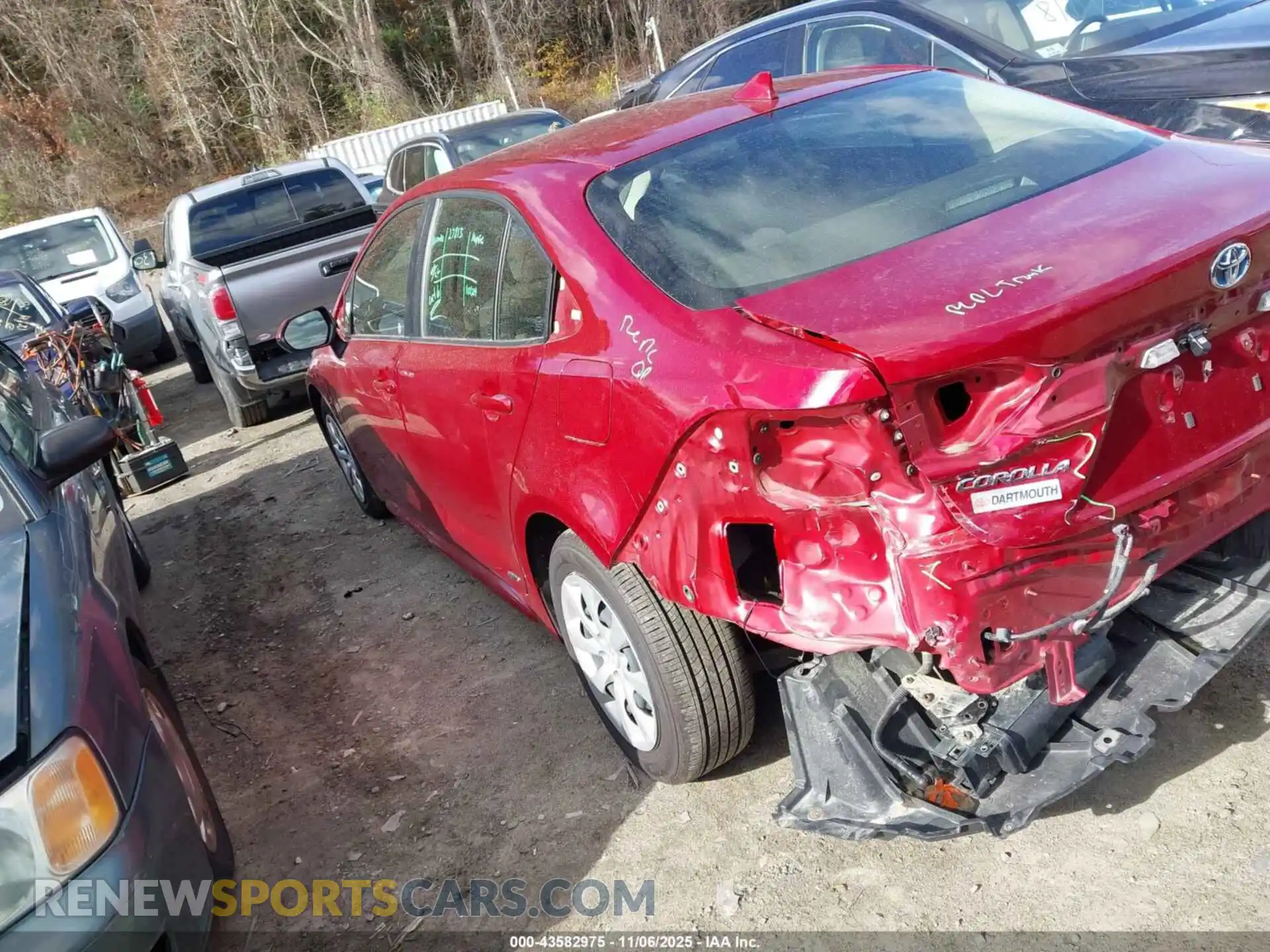 3 Photograph of a damaged car JTDBDMHE9PJ002368 TOYOTA COROLLA 2023