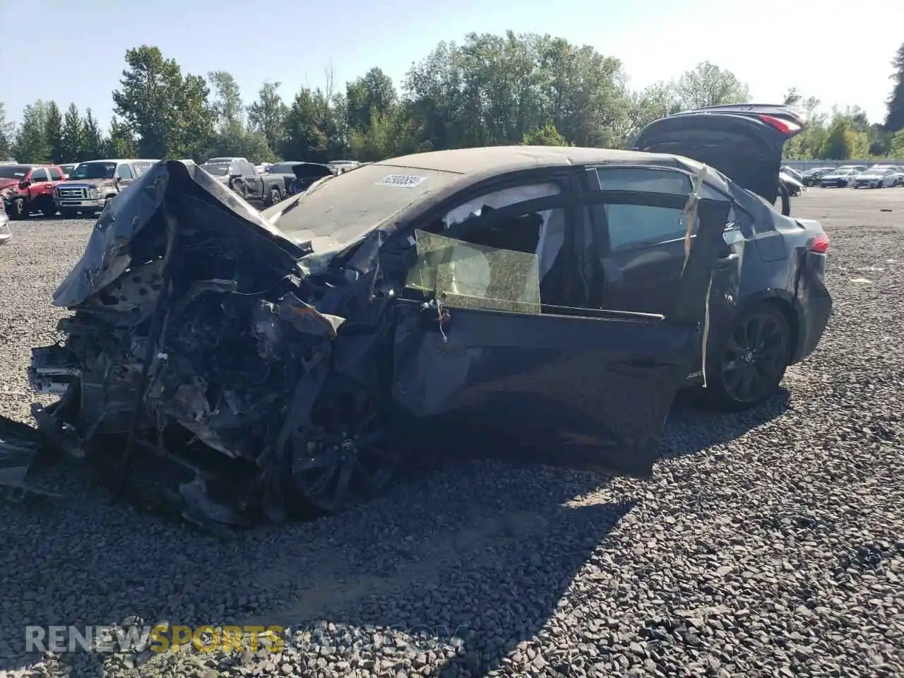 1 Photograph of a damaged car JTDBDMHEXP3001959 TOYOTA COROLLA 2023