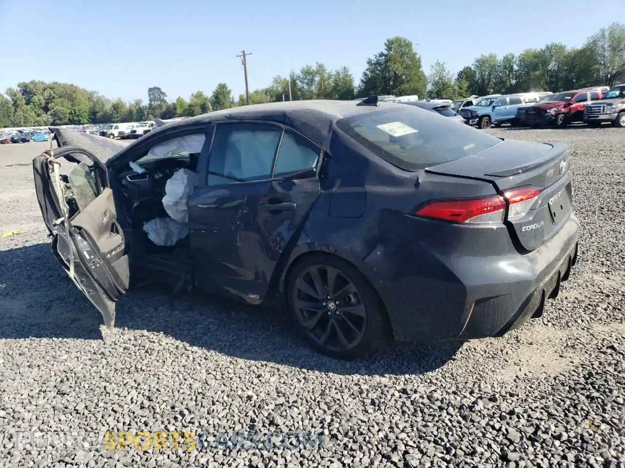 2 Photograph of a damaged car JTDBDMHEXP3001959 TOYOTA COROLLA 2023