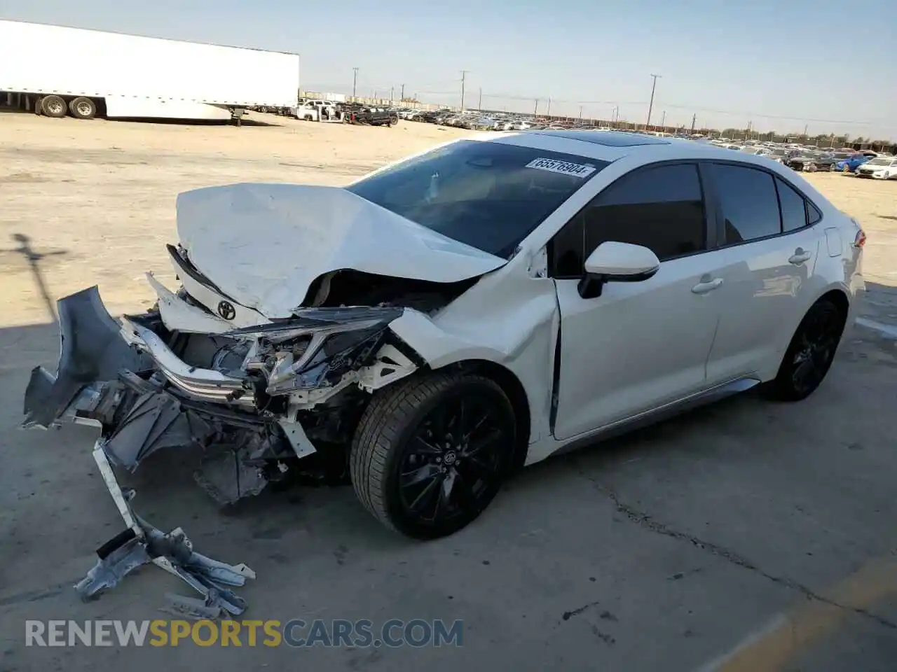 1 Photograph of a damaged car JTDP4MCE0PJ102453 TOYOTA COROLLA 2023