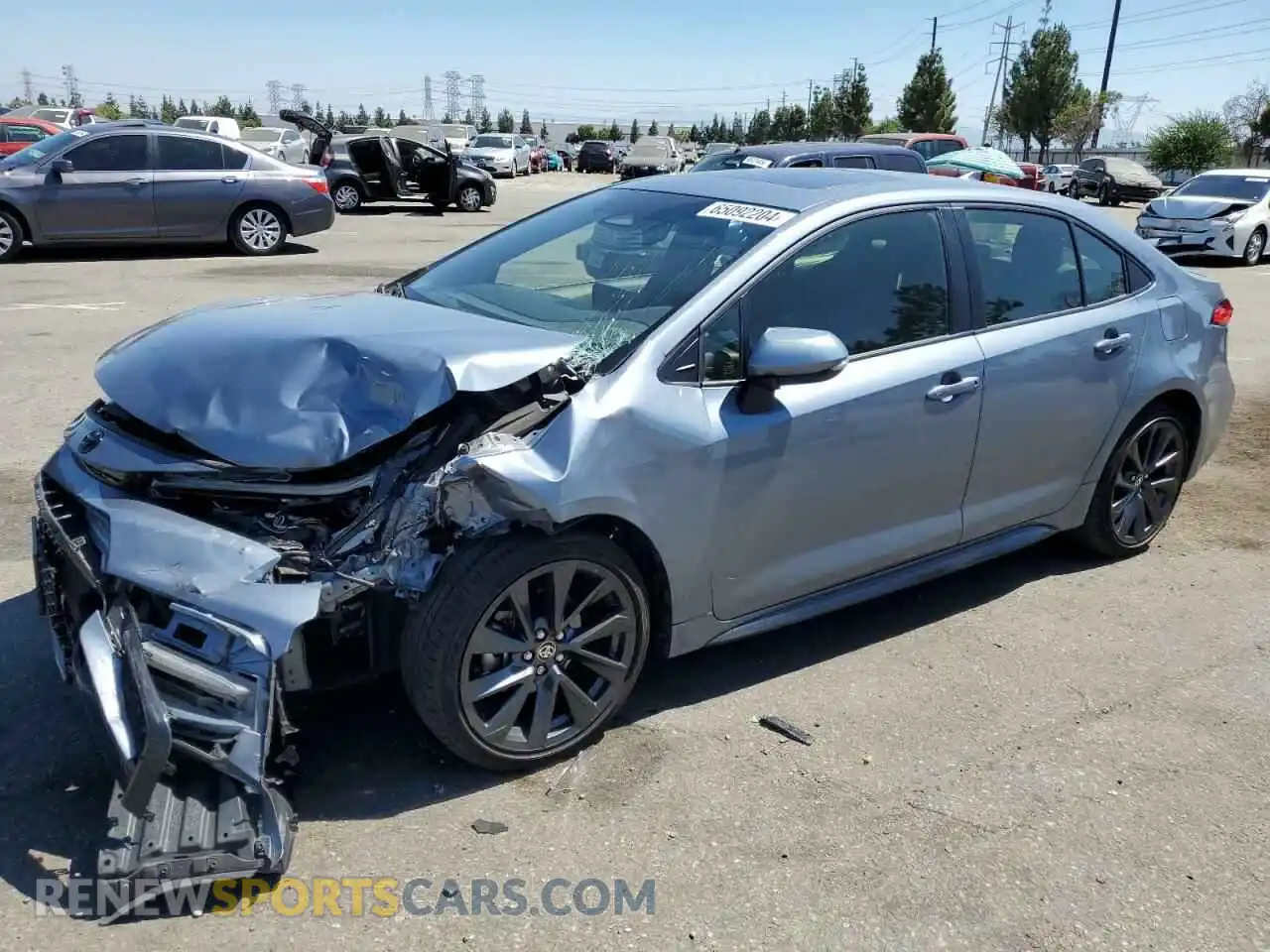 1 Photograph of a damaged car JTDP4MCE1P3514823 TOYOTA COROLLA 2023