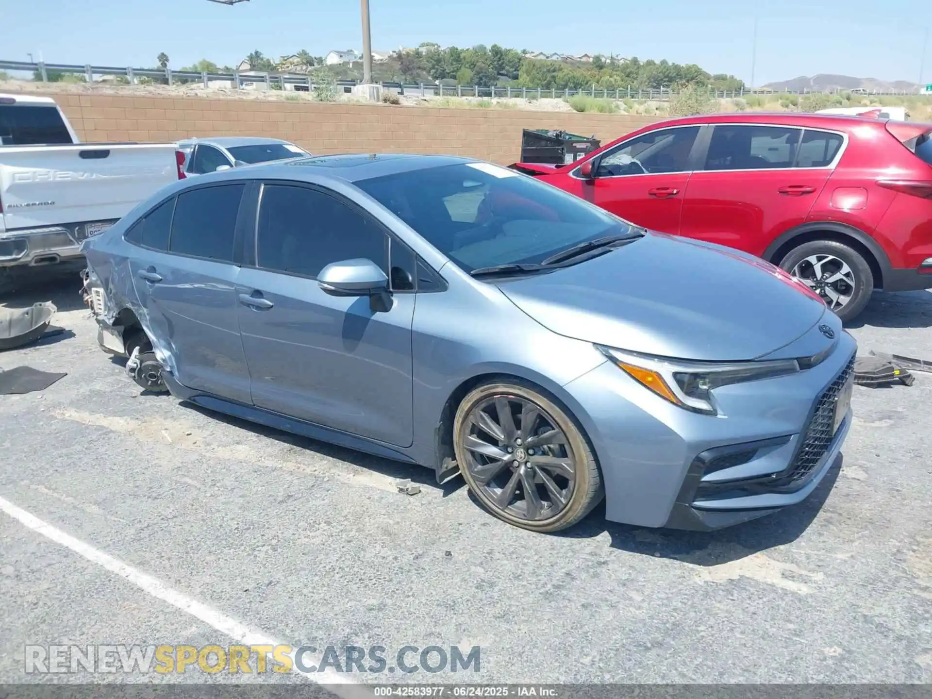 1 Photograph of a damaged car JTDP4MCE3PJ102673 TOYOTA COROLLA 2023