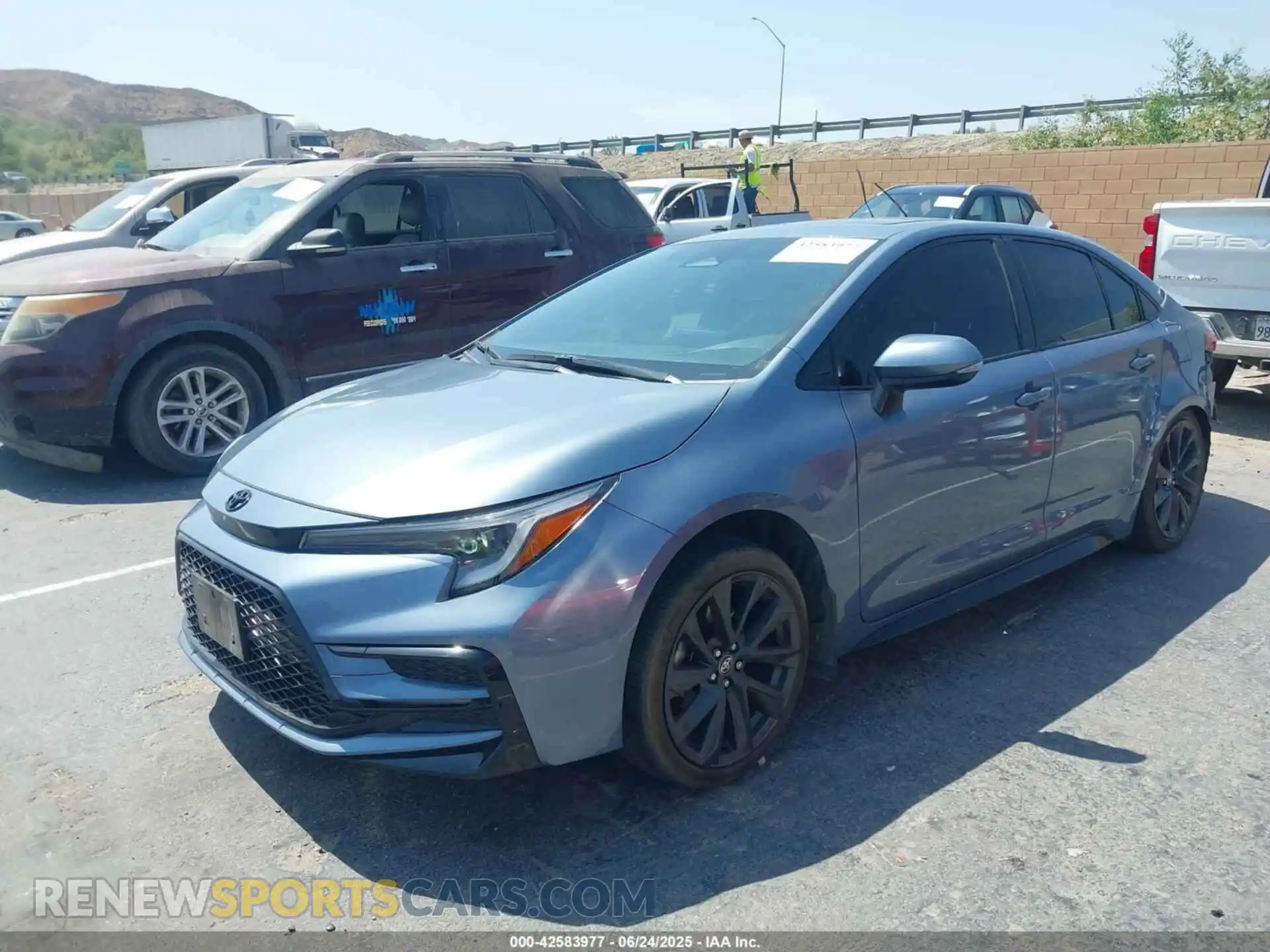2 Photograph of a damaged car JTDP4MCE3PJ102673 TOYOTA COROLLA 2023