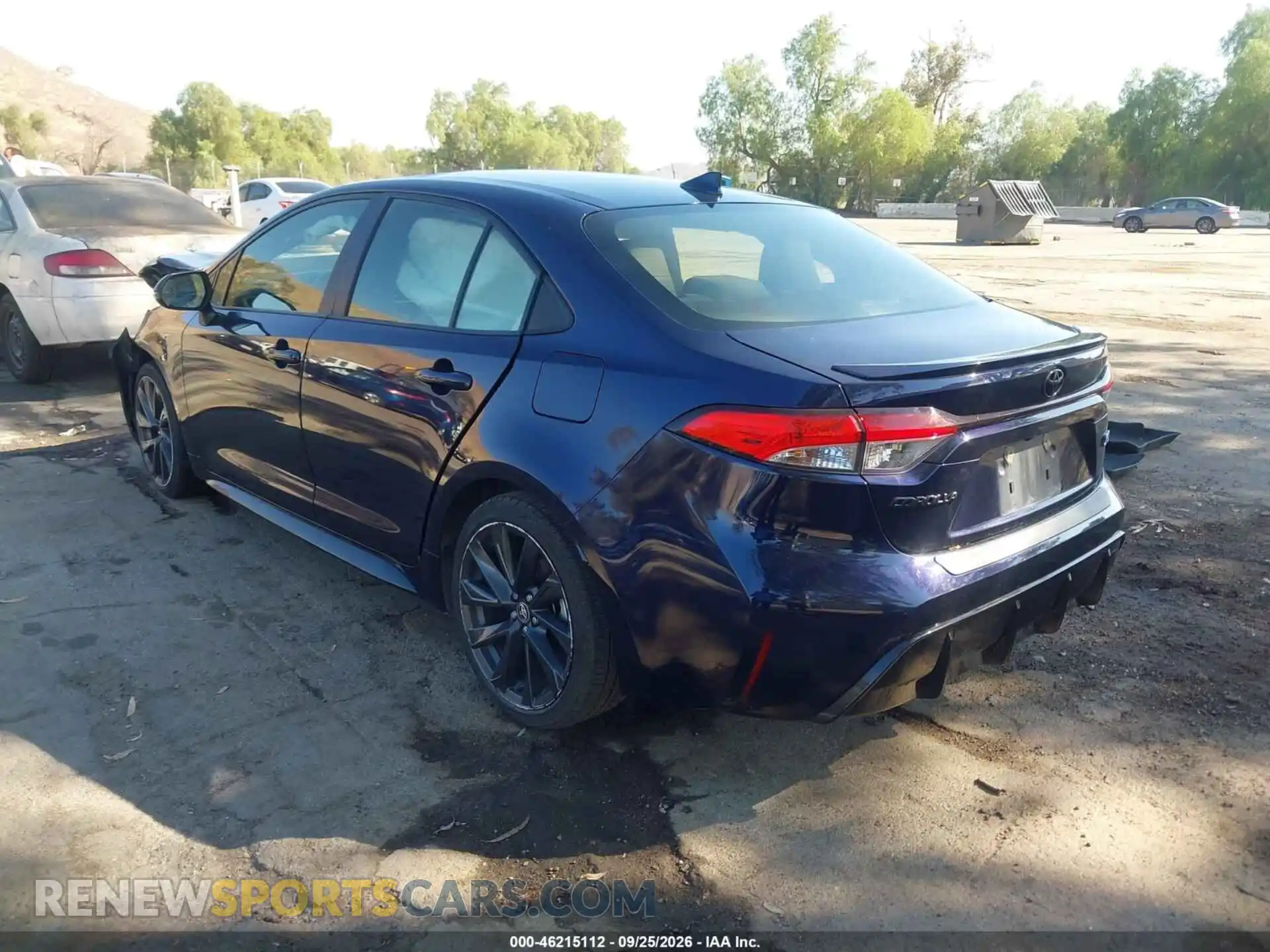 3 Photograph of a damaged car JTDP4MCE4PJ100527 TOYOTA COROLLA 2023