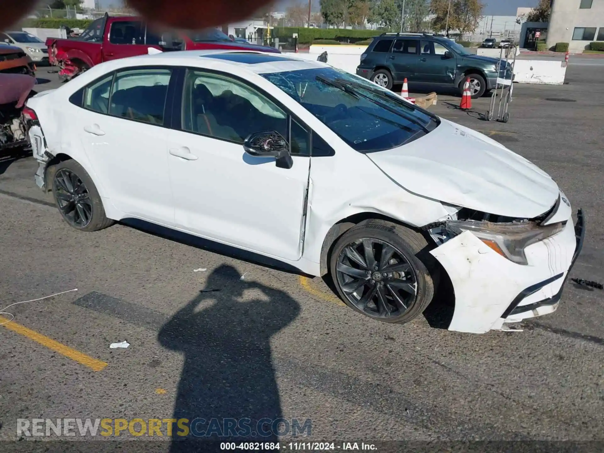 1 Photograph of a damaged car JTDP4MCE5P3518633 TOYOTA COROLLA 2023