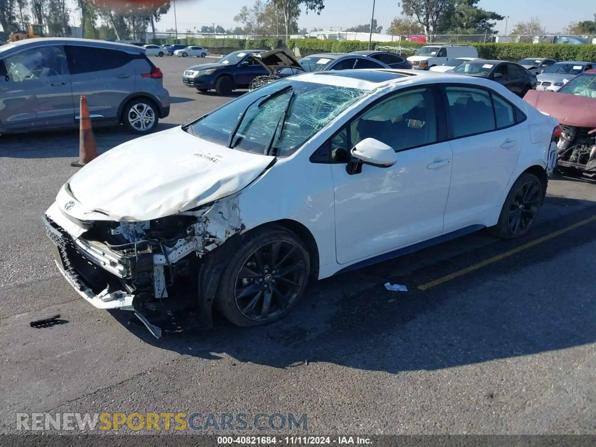 2 Photograph of a damaged car JTDP4MCE5P3518633 TOYOTA COROLLA 2023