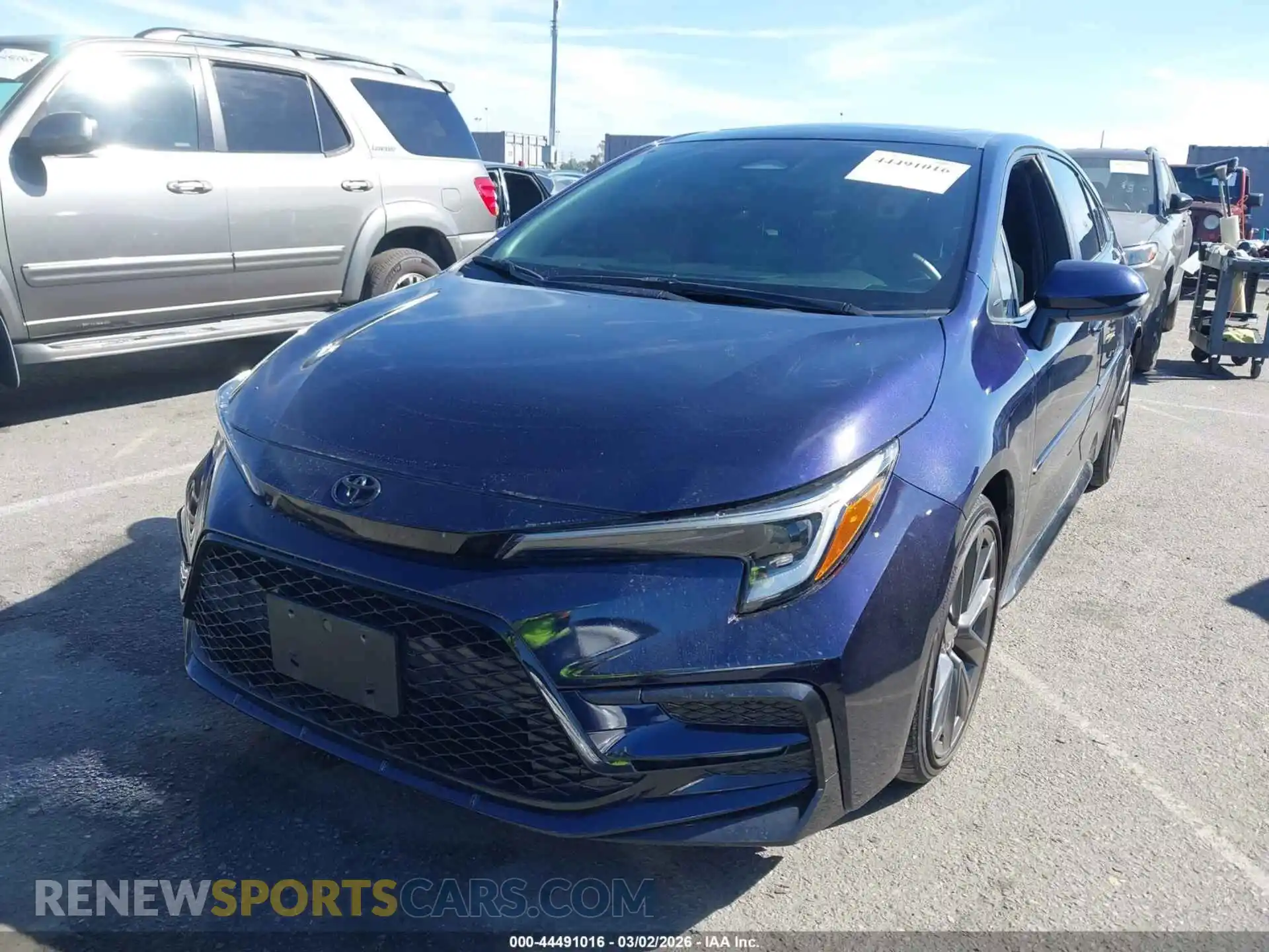 2 Photograph of a damaged car JTDP4MCE5PJ100505 TOYOTA COROLLA 2023