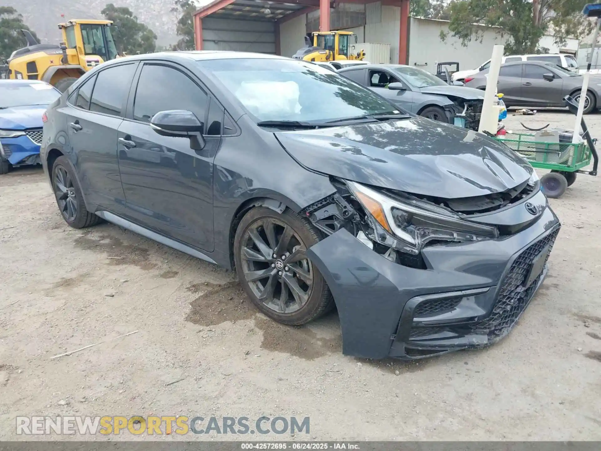 1 Photograph of a damaged car JTDP4MCE7P3514325 TOYOTA COROLLA 2023