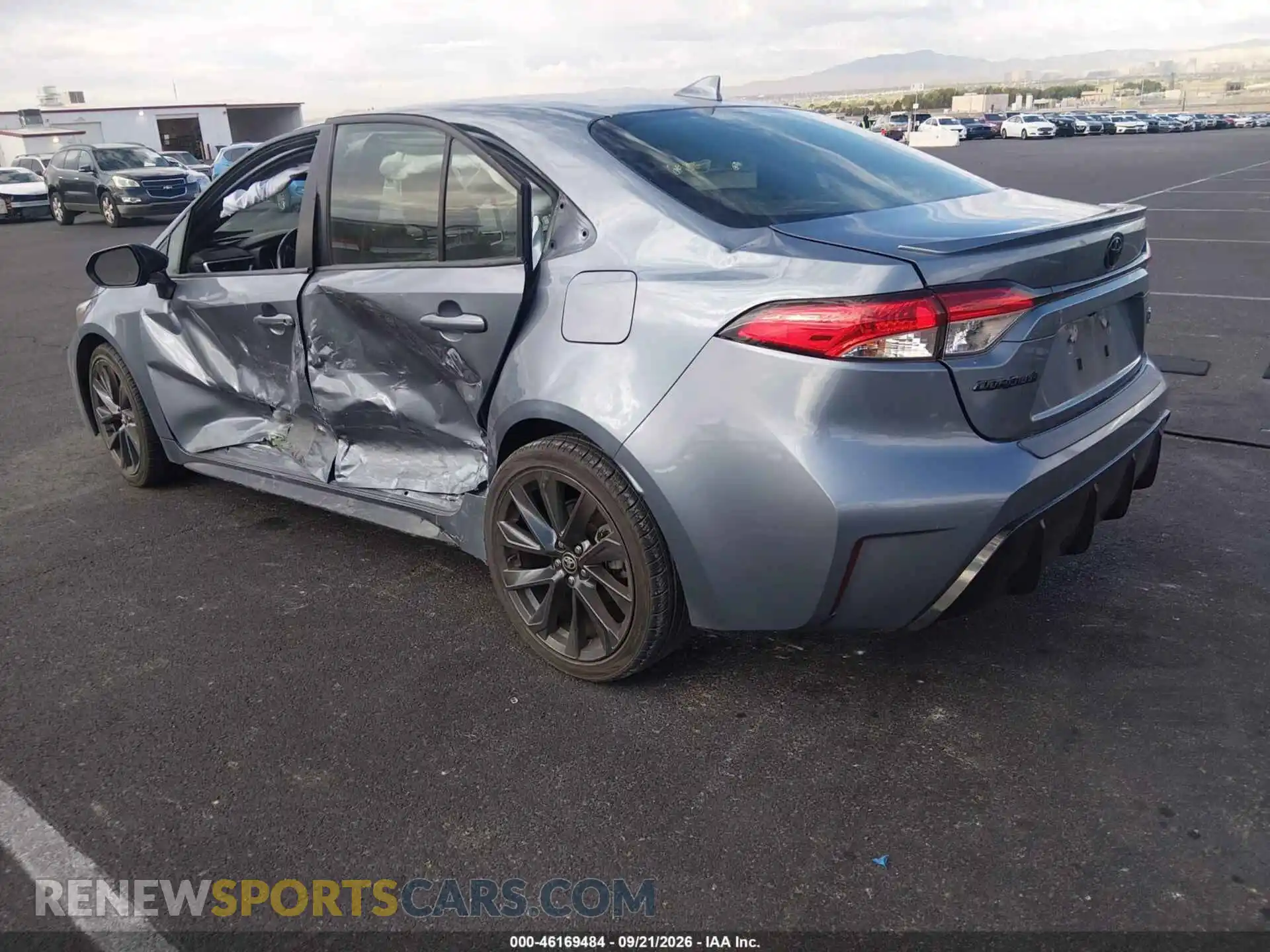 3 Photograph of a damaged car JTDP4MCE9P3515024 TOYOTA COROLLA 2023