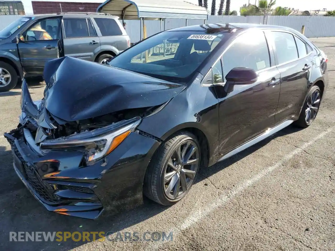 1 Photograph of a damaged car JTDP4MCE9P3515427 TOYOTA COROLLA 2023