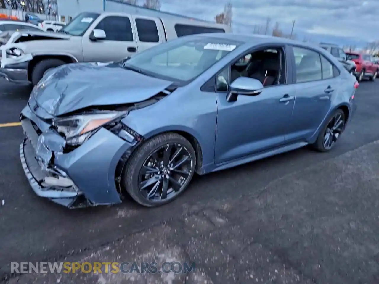 1 Photograph of a damaged car JTDS4MCE0P3516699 TOYOTA COROLLA 2023