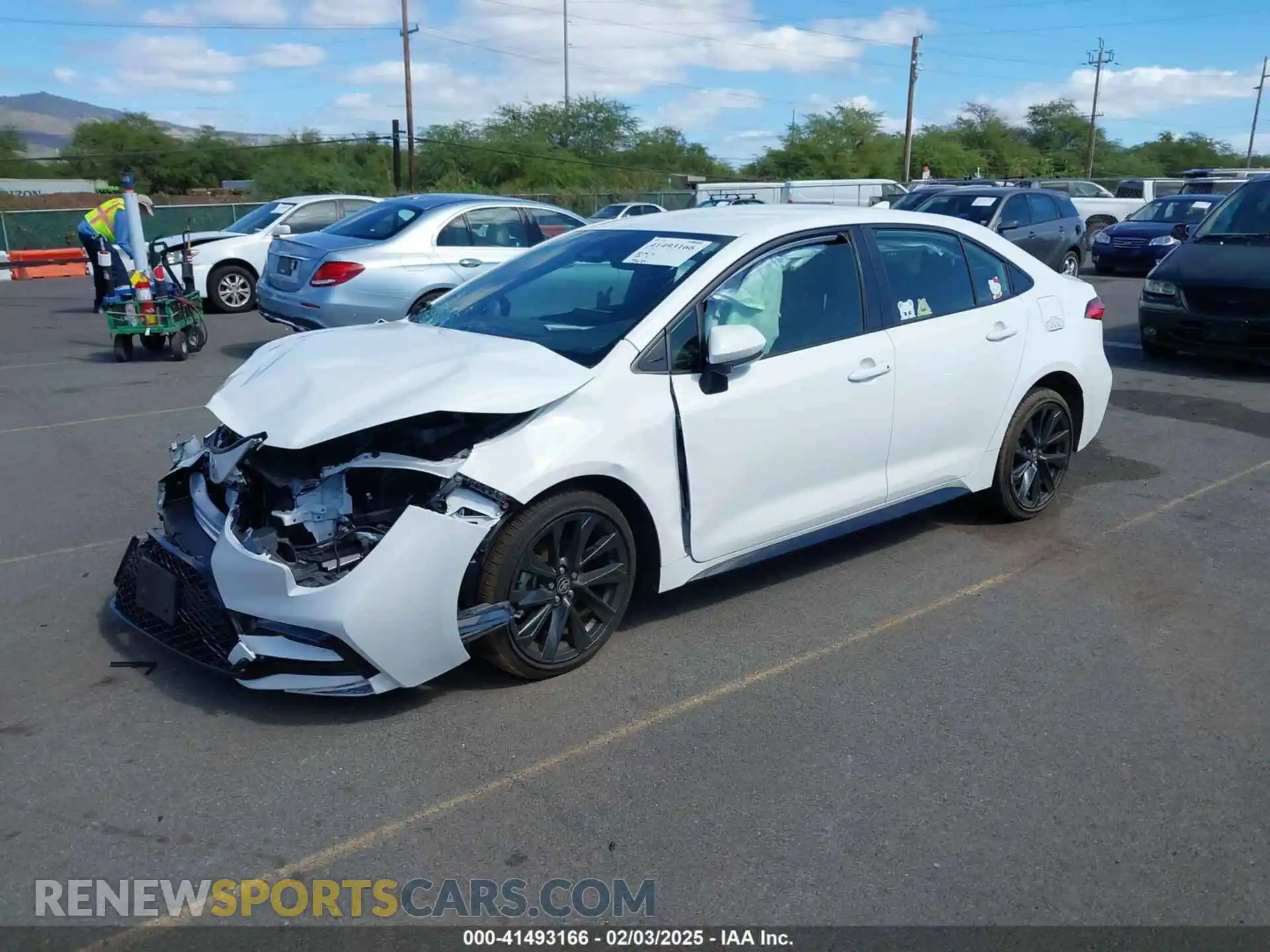 2 Photograph of a damaged car JTDS4MCE7P3516778 TOYOTA COROLLA 2023