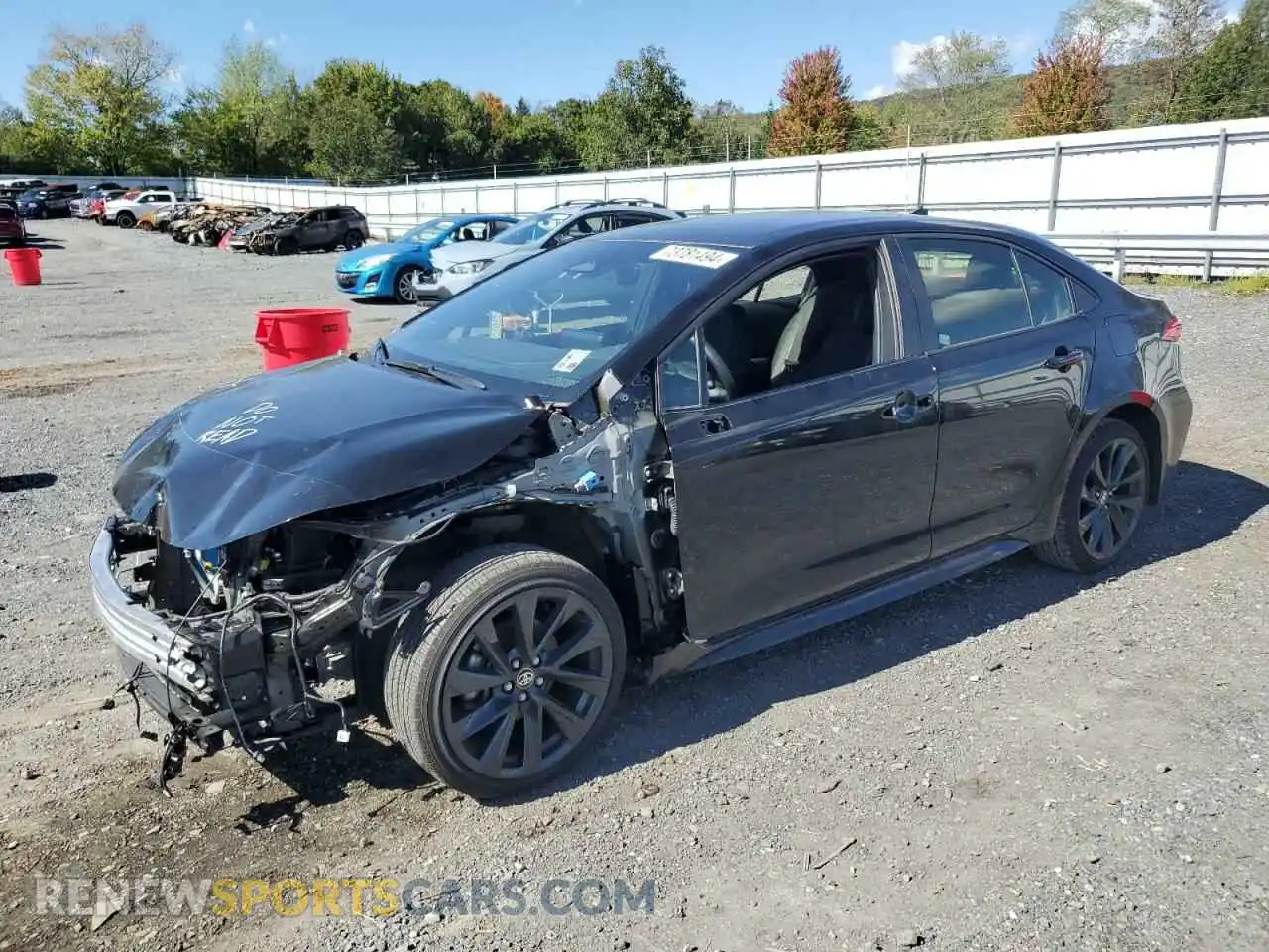 1 fotografías del automóvil dañado JTDS4MCEXP3517410 TOYOTA COROLLA 2023