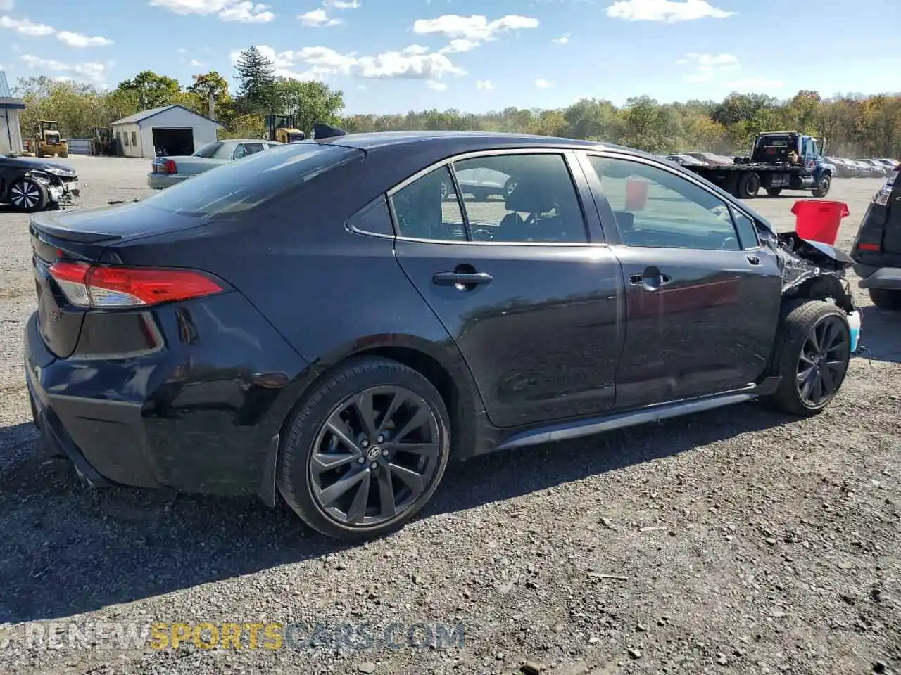 3 fotografías del automóvil dañado JTDS4MCEXP3517410 TOYOTA COROLLA 2023