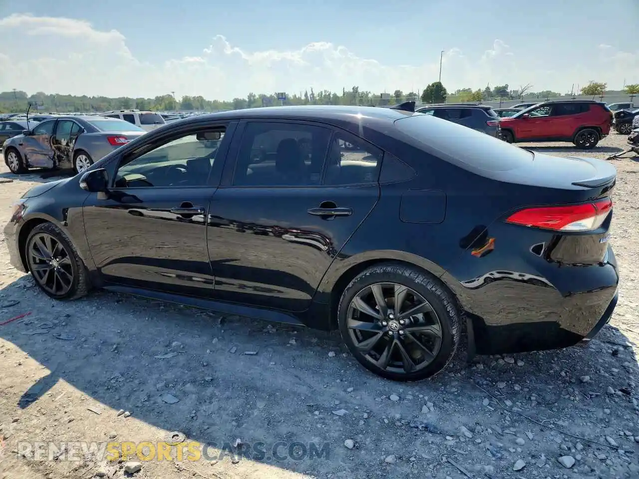 2 fotografías del automóvil dañado JTDS4MCEXPJ101174 TOYOTA COROLLA 2023