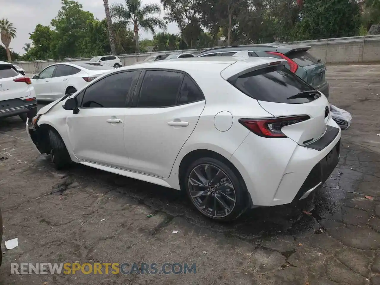 2 Photograph of a damaged car JTNC4MBEXP3208876 TOYOTA COROLLA 2023