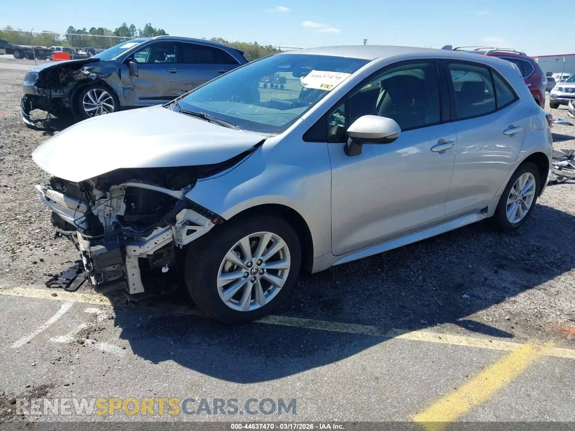 2 Photograph of a damaged car JTND4MBE2P3199501 TOYOTA COROLLA 2023