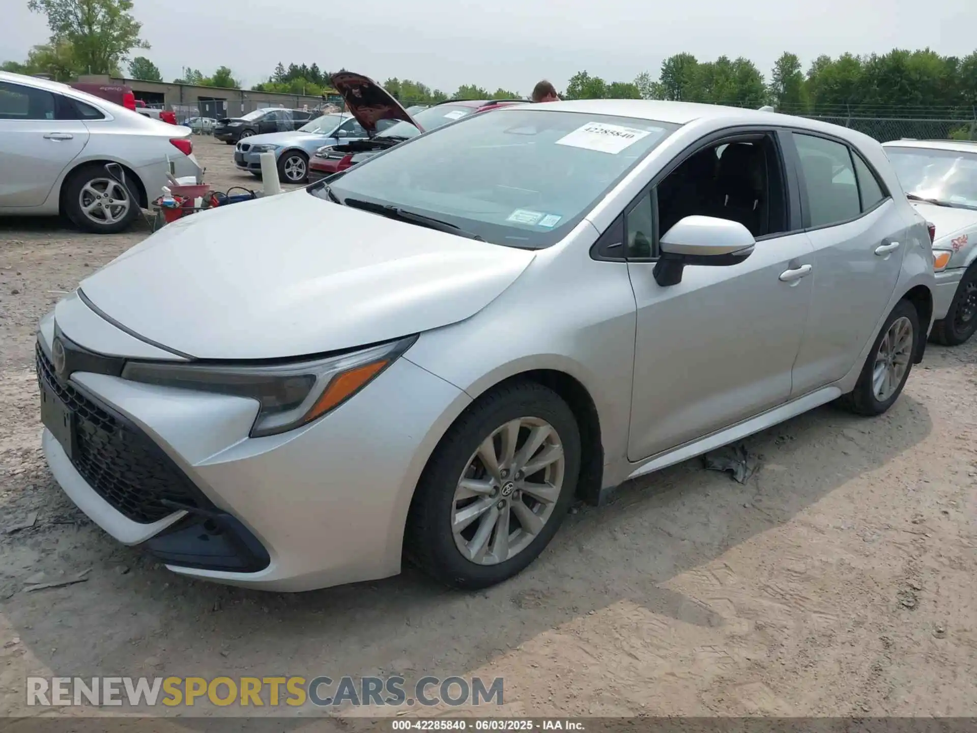2 Photograph of a damaged car JTND4MBEXP3211068 TOYOTA COROLLA 2023