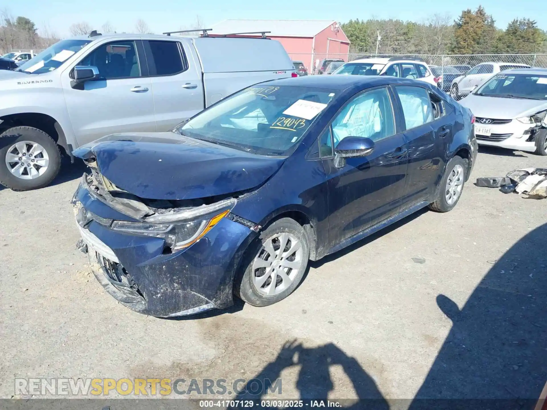 2 Photograph of a damaged car 5YFB4MDE7RP129043 TOYOTA COROLLA 2024