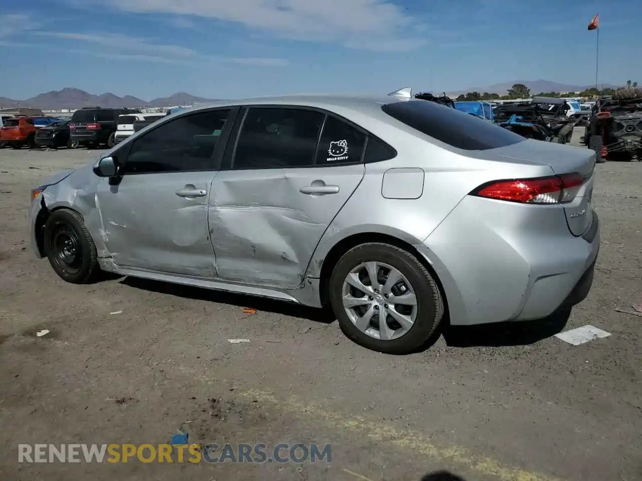 2 fotografías del automóvil dañado 5YFB4MDEXRP148671 TOYOTA COROLLA 2024