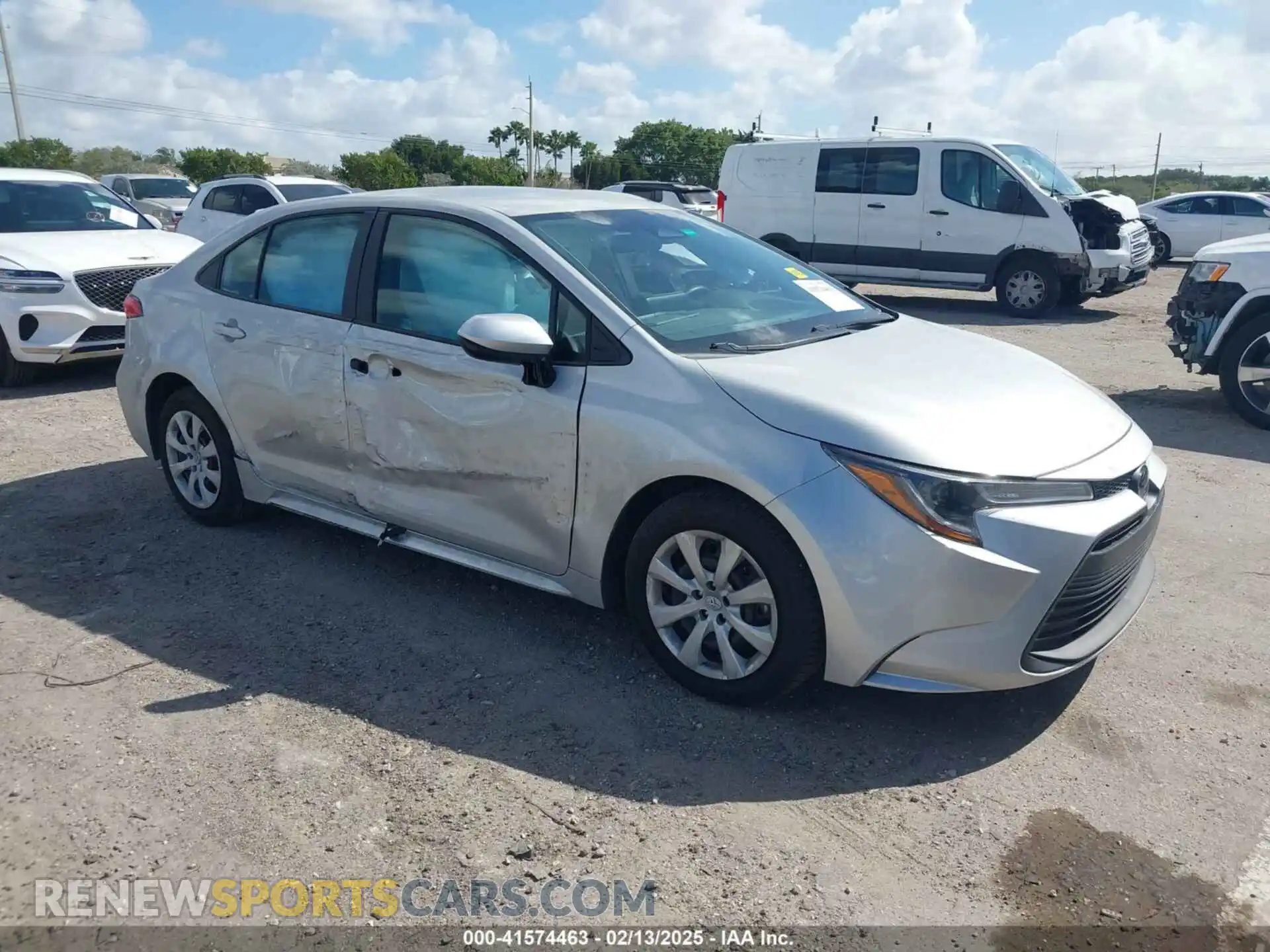 1 Photograph of a damaged car 5YFB4MDEXRP204706 TOYOTA COROLLA 2024