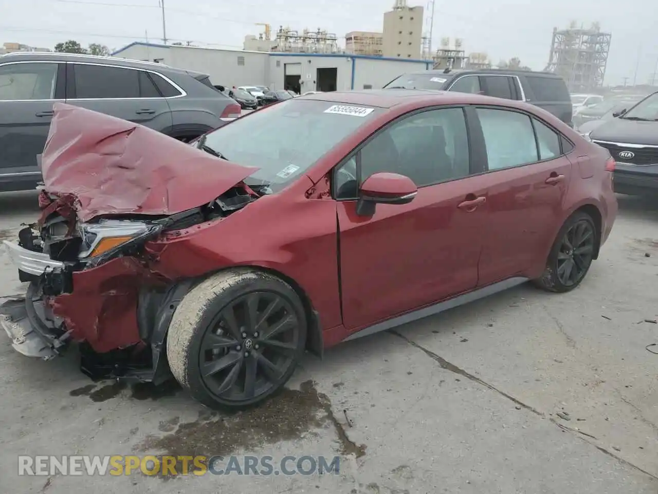 1 fotografías del automóvil dañado 5YFP4MCEXRP179622 TOYOTA COROLLA 2024