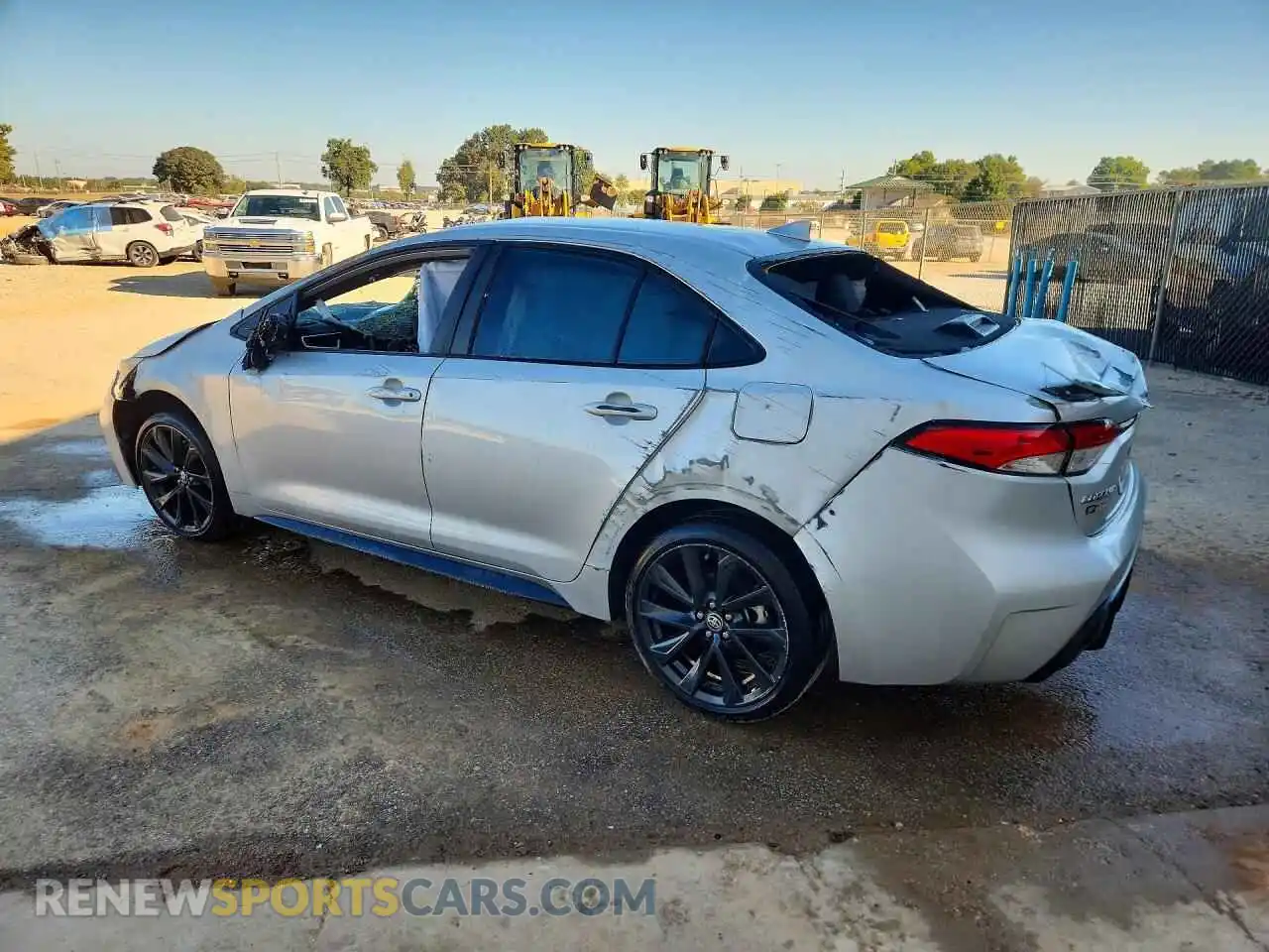 2 fotografías del automóvil dañado 5YFS4MCE0RP179171 TOYOTA COROLLA 2024