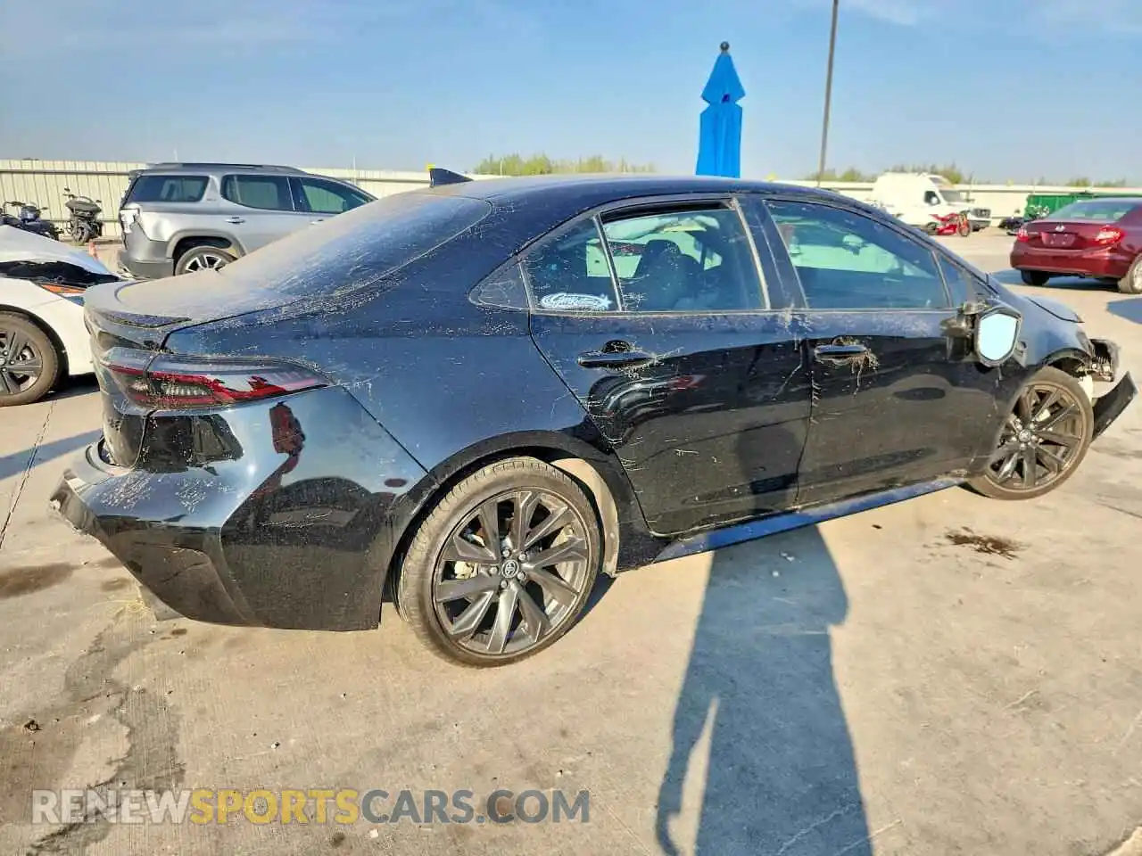 3 fotografías del automóvil dañado 5YFS4MCE0RP193491 TOYOTA COROLLA 2024