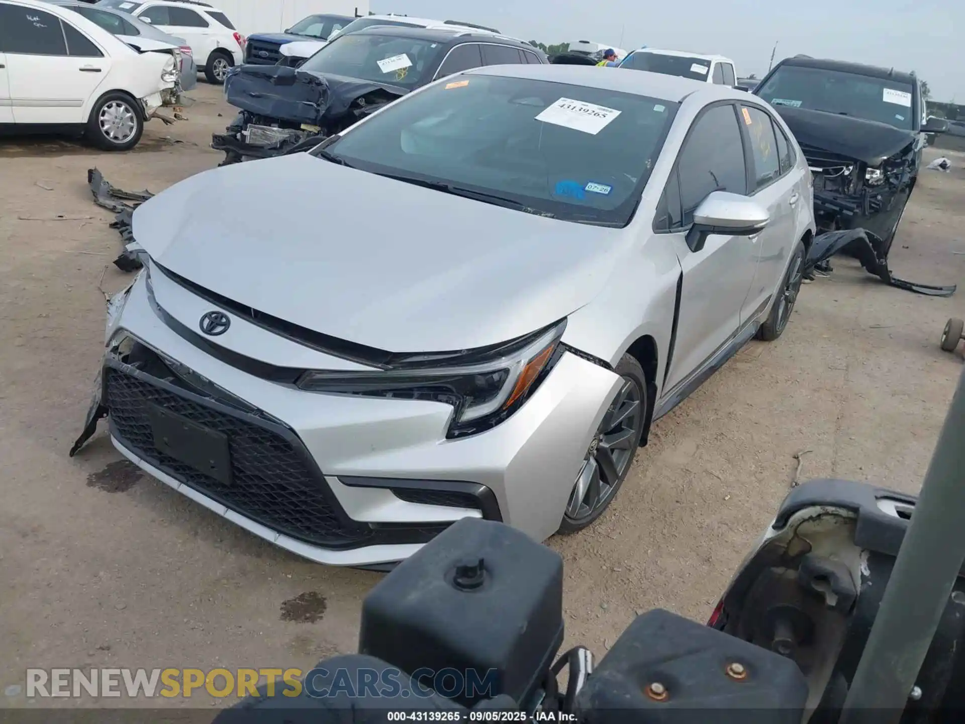 2 Photograph of a damaged car 5YFS4MCE0RP204487 TOYOTA COROLLA 2024