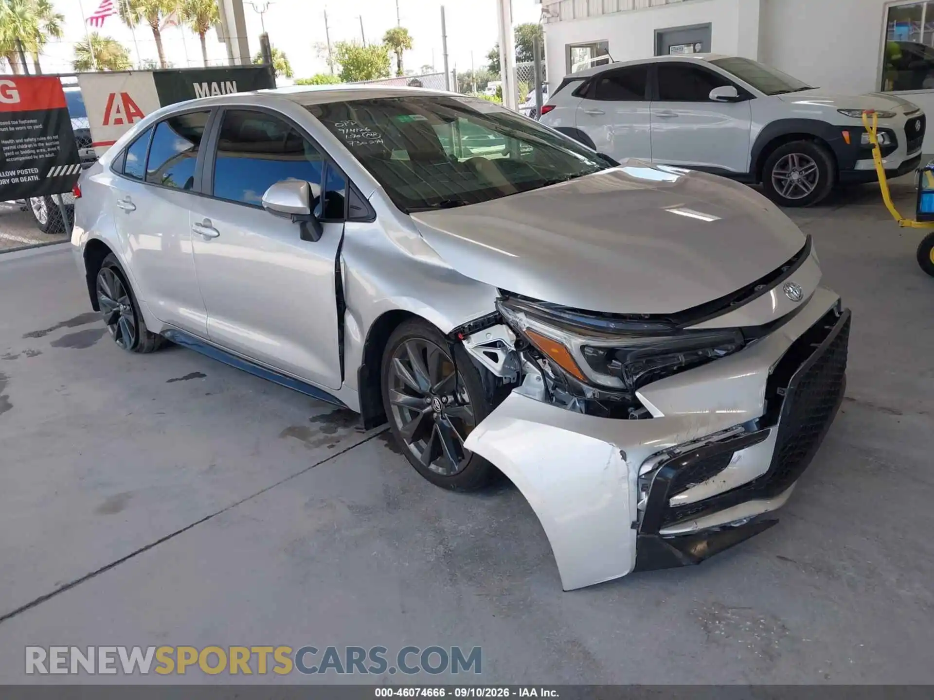 1 Photograph of a damaged car 5YFS4MCE0RP206773 TOYOTA COROLLA 2024