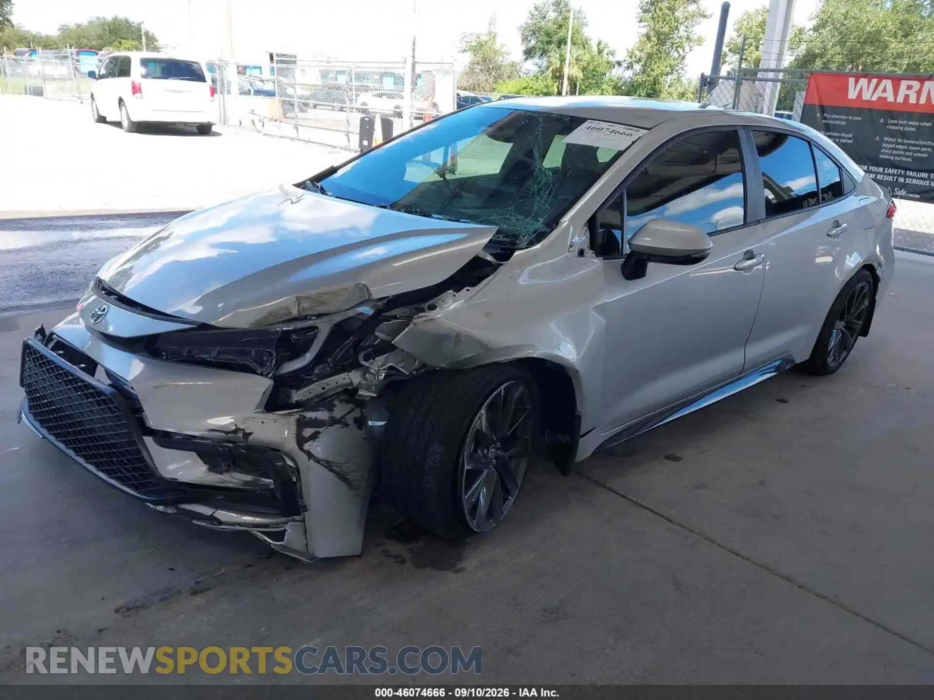 2 Photograph of a damaged car 5YFS4MCE0RP206773 TOYOTA COROLLA 2024