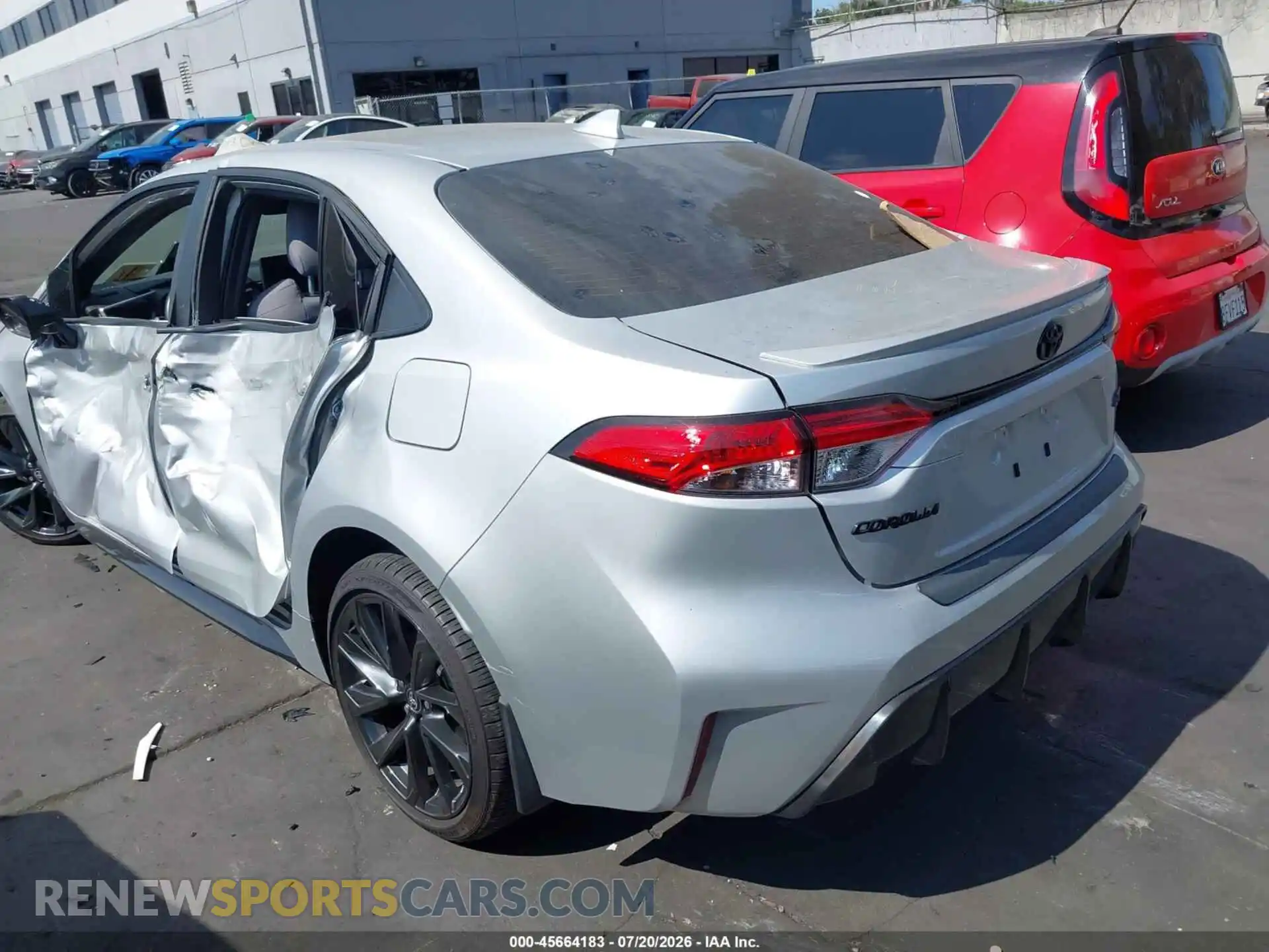 3 fotografías del automóvil dañado 5YFS4MCE0RP213450 TOYOTA COROLLA 2024