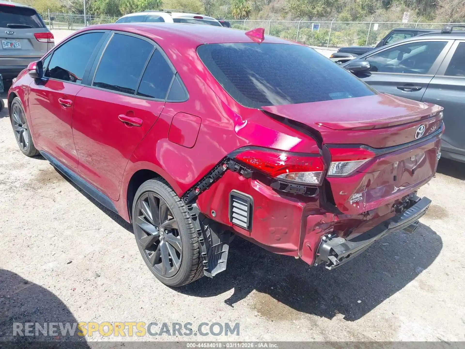 3 fotografías del automóvil dañado 5YFS4MCE1RP175758 TOYOTA COROLLA 2024