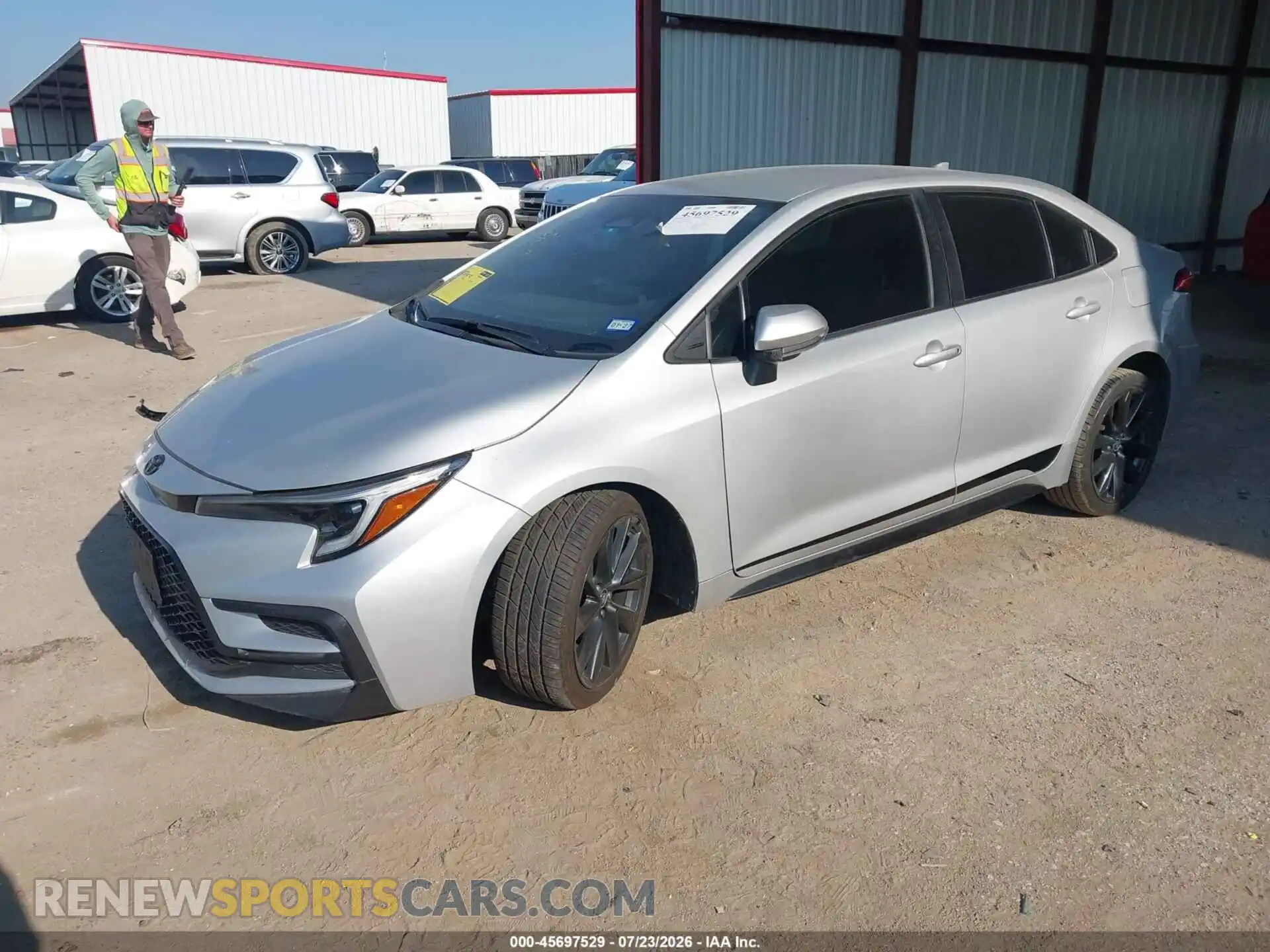 2 Photograph of a damaged car 5YFS4MCE1RP184329 TOYOTA COROLLA 2024