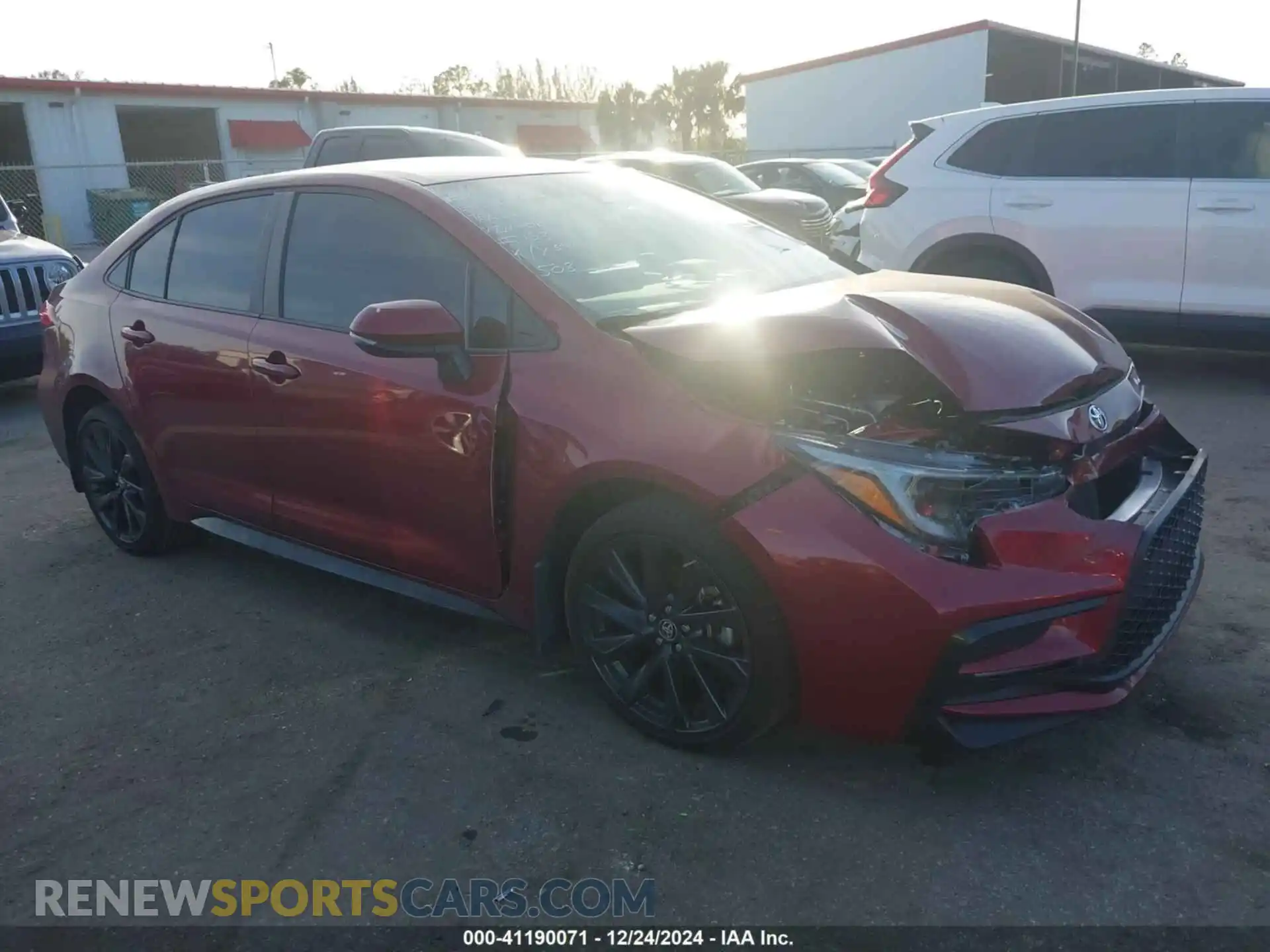 1 Photograph of a damaged car 5YFS4MCE1RP200030 TOYOTA COROLLA 2024