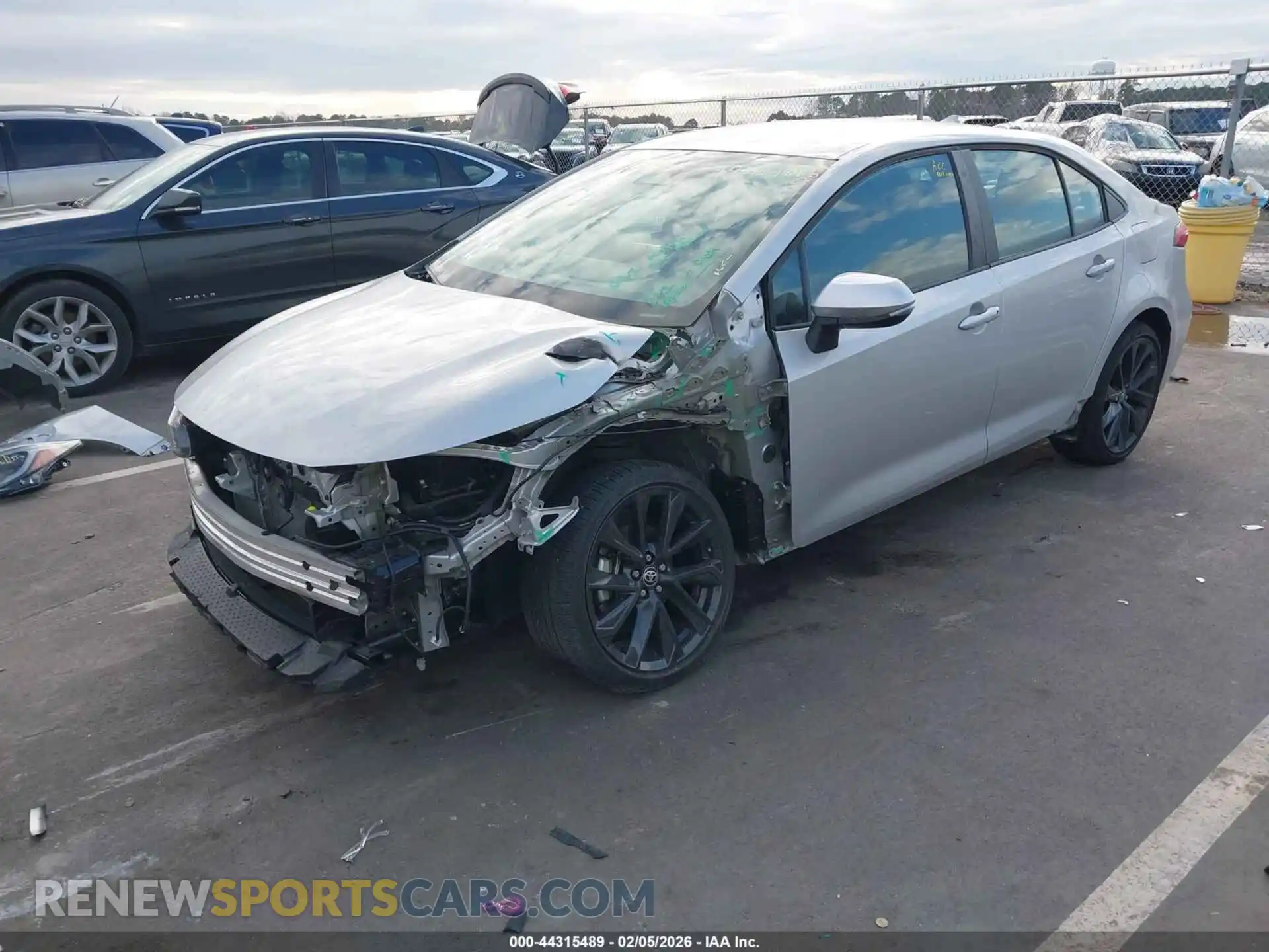 2 Photograph of a damaged car 5YFS4MCE2RP173985 TOYOTA COROLLA 2024