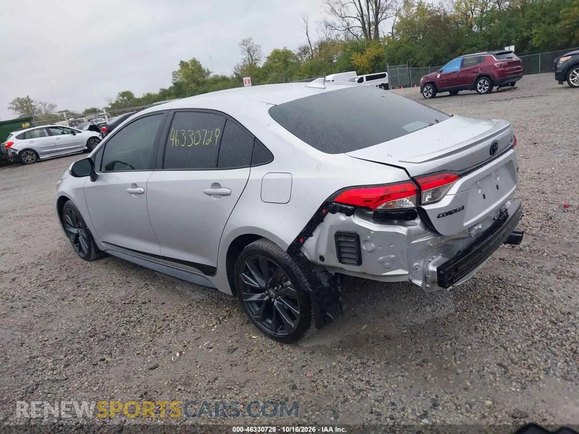 3 fotografías del automóvil dañado 5YFS4MCE2RP195100 TOYOTA COROLLA 2024