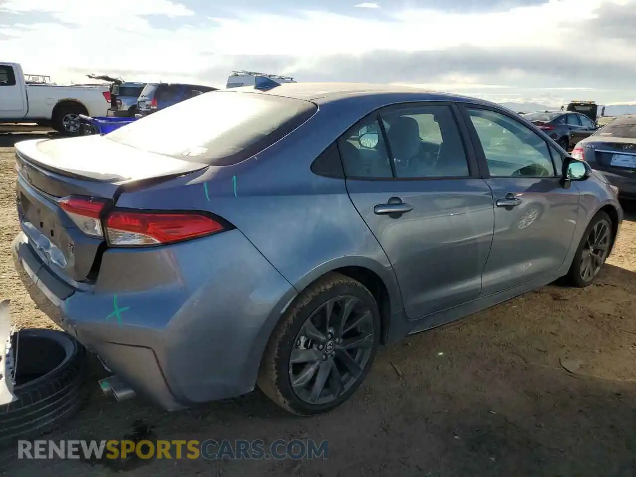 3 Photograph of a damaged car 5YFS4MCE3RP192240 TOYOTA COROLLA 2024