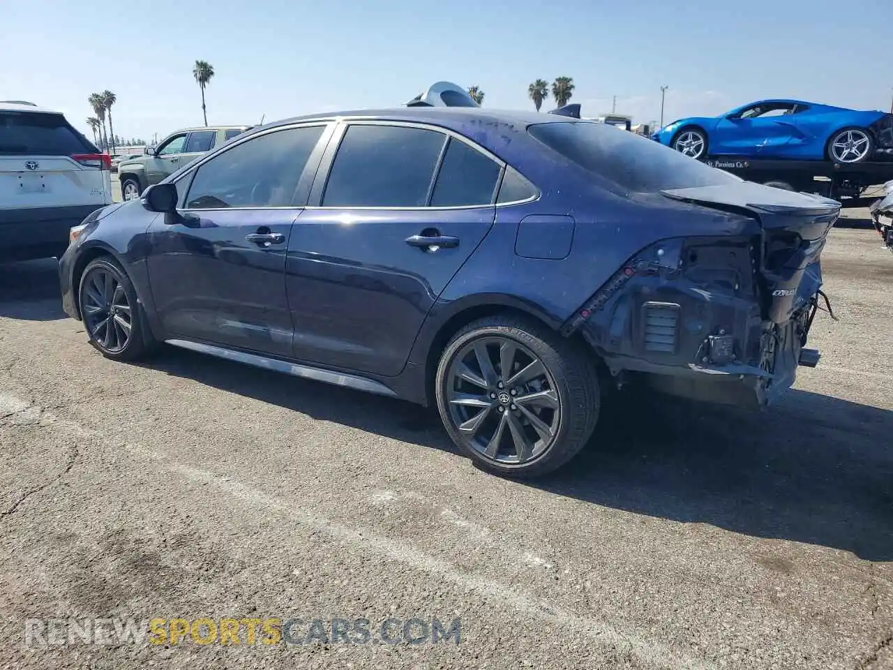 2 fotografías del automóvil dañado 5YFS4MCE3RP216617 TOYOTA COROLLA 2024
