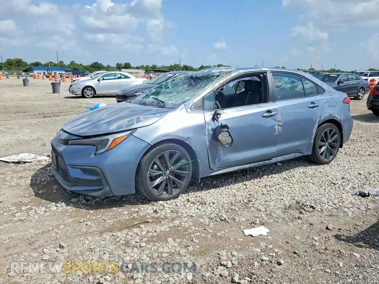 1 Photograph of a damaged car 5YFS4MCE4RP204993 TOYOTA COROLLA 2024