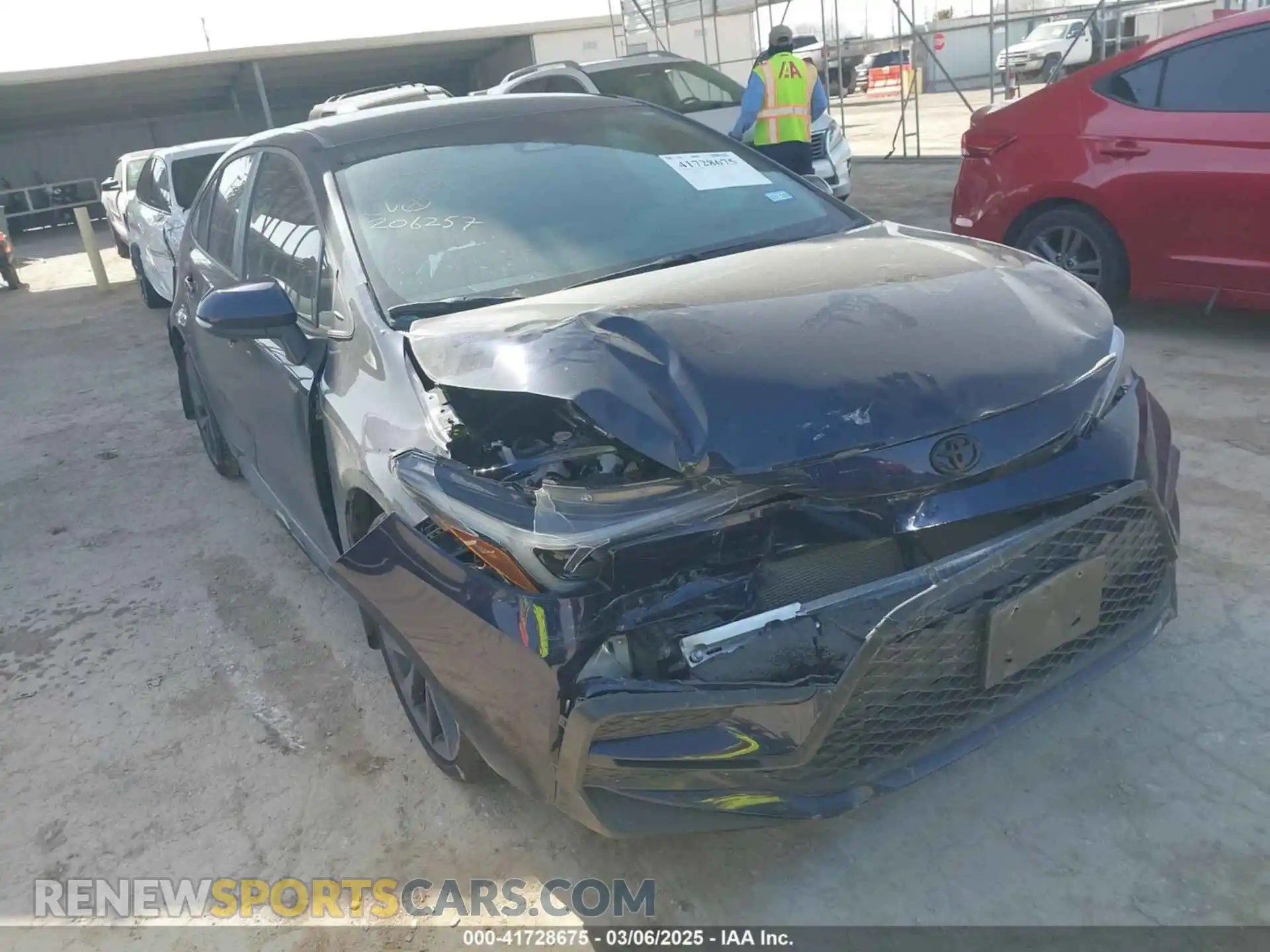 1 Photograph of a damaged car 5YFS4MCE4RP206257 TOYOTA COROLLA 2024