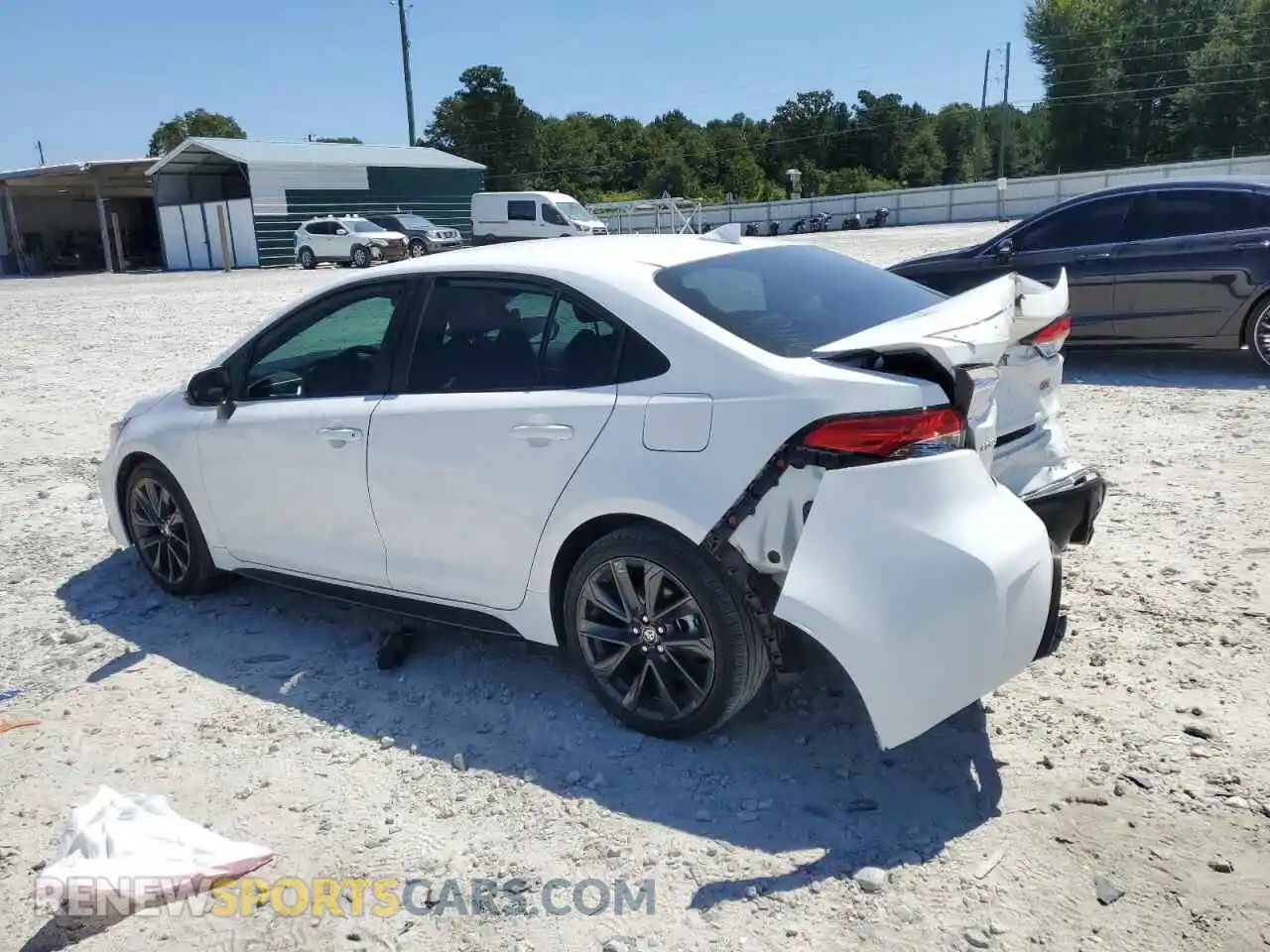 2 fotografías del automóvil dañado 5YFS4MCE5RP190585 TOYOTA COROLLA 2024
