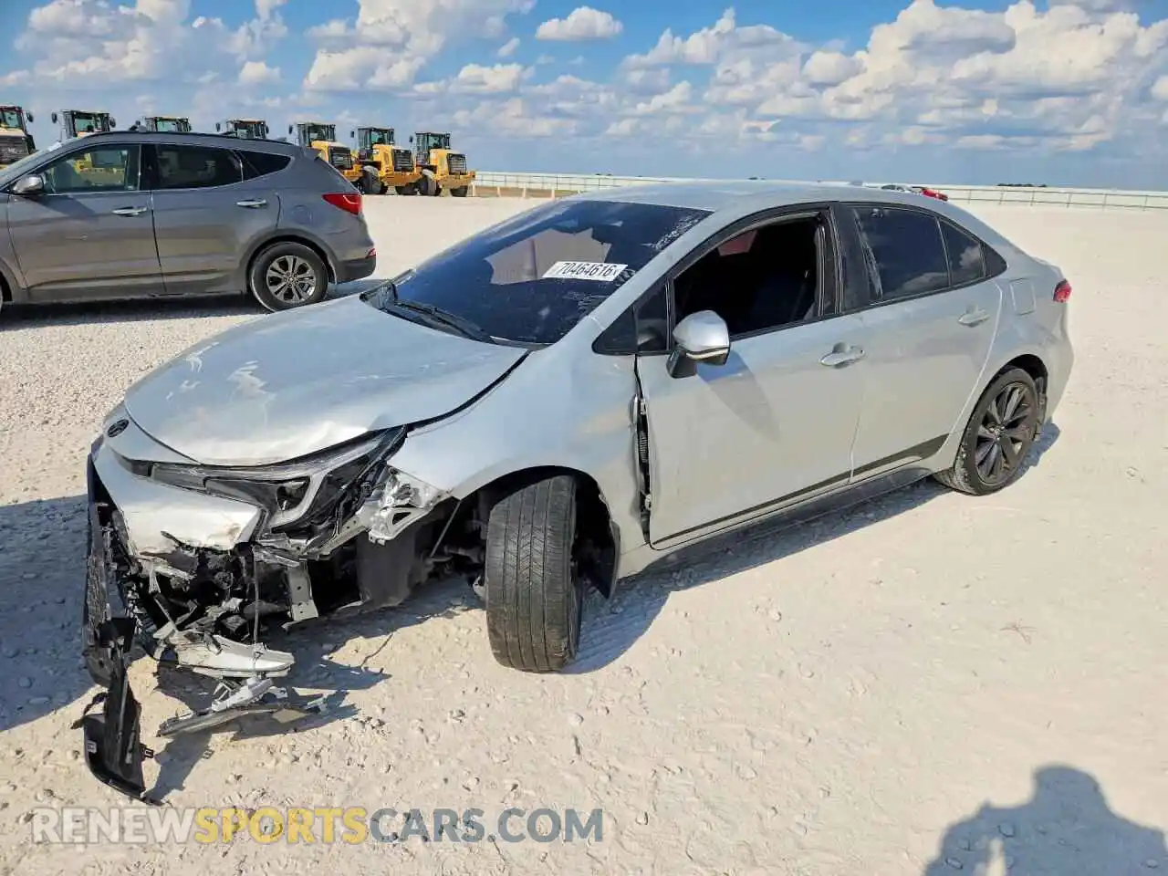 1 Photograph of a damaged car 5YFS4MCE5RP197617 TOYOTA COROLLA 2024