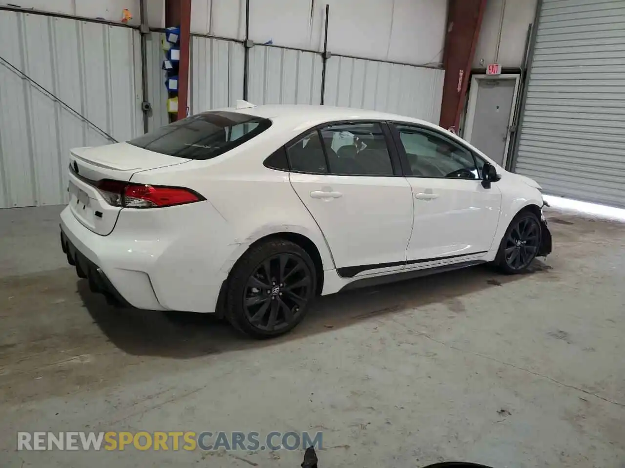 3 fotografías del automóvil dañado 5YFS4MCE5RP199917 TOYOTA COROLLA 2024