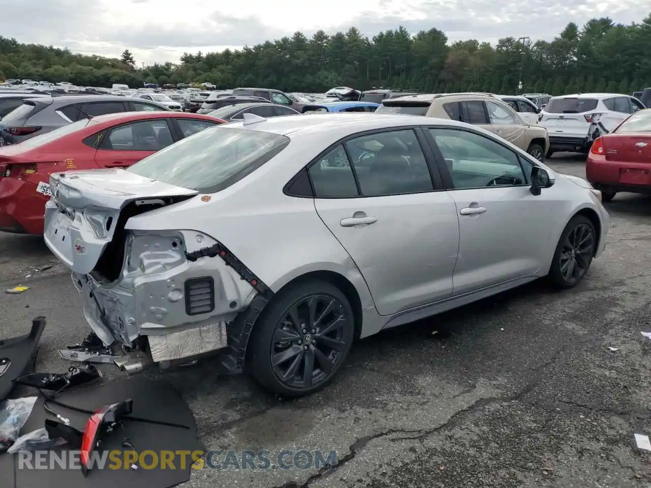 3 Photograph of a damaged car 5YFS4MCE6RP175125 TOYOTA COROLLA 2024