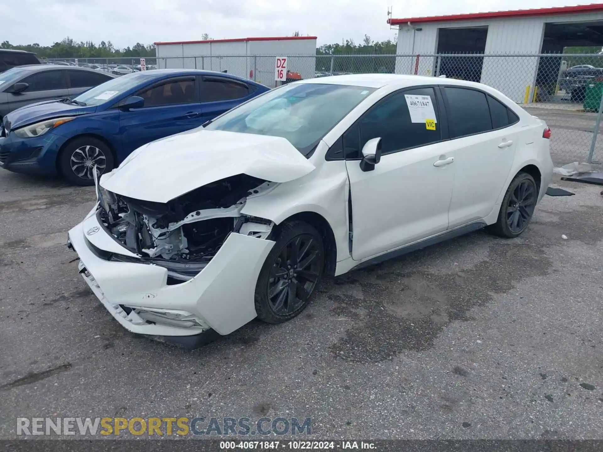 2 Photograph of a damaged car 5YFS4MCE6RP191051 TOYOTA COROLLA 2024