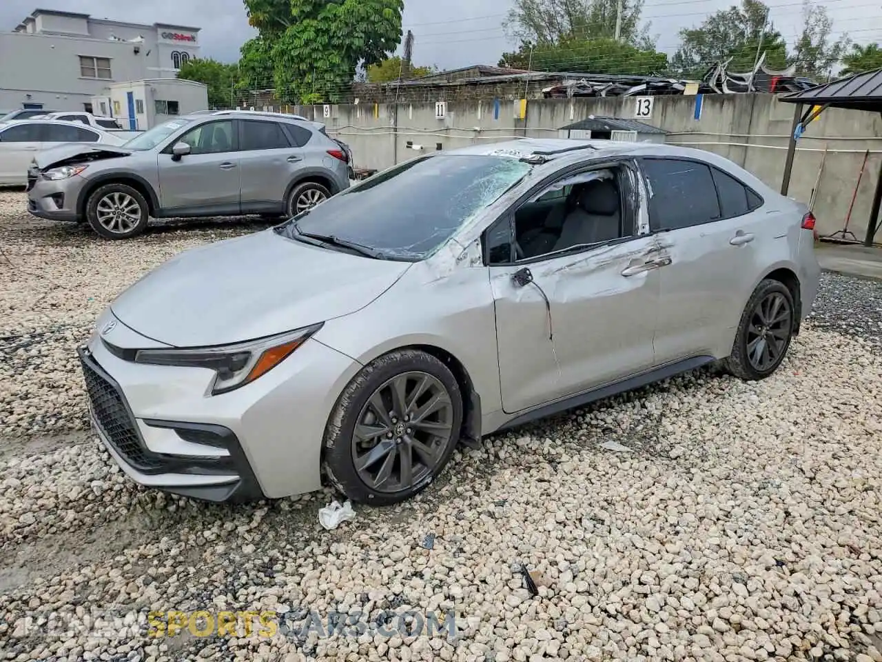 1 Photograph of a damaged car 5YFS4MCE6RP209645 TOYOTA COROLLA 2024