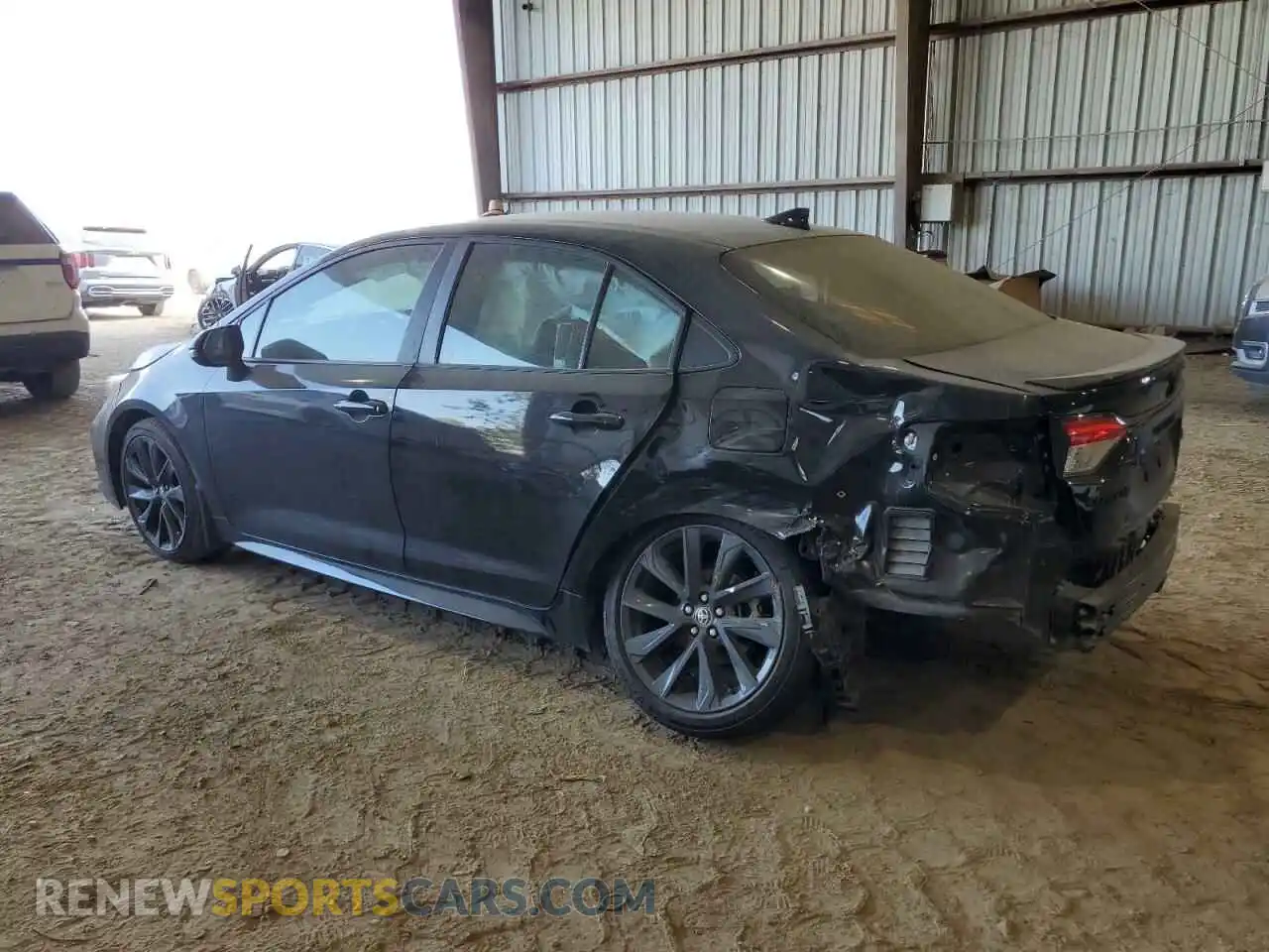 2 fotografías del automóvil dañado 5YFS4MCE7RP173979 TOYOTA COROLLA 2024