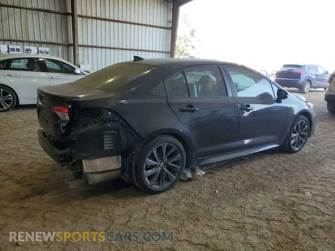 3 fotografías del automóvil dañado 5YFS4MCE7RP173979 TOYOTA COROLLA 2024