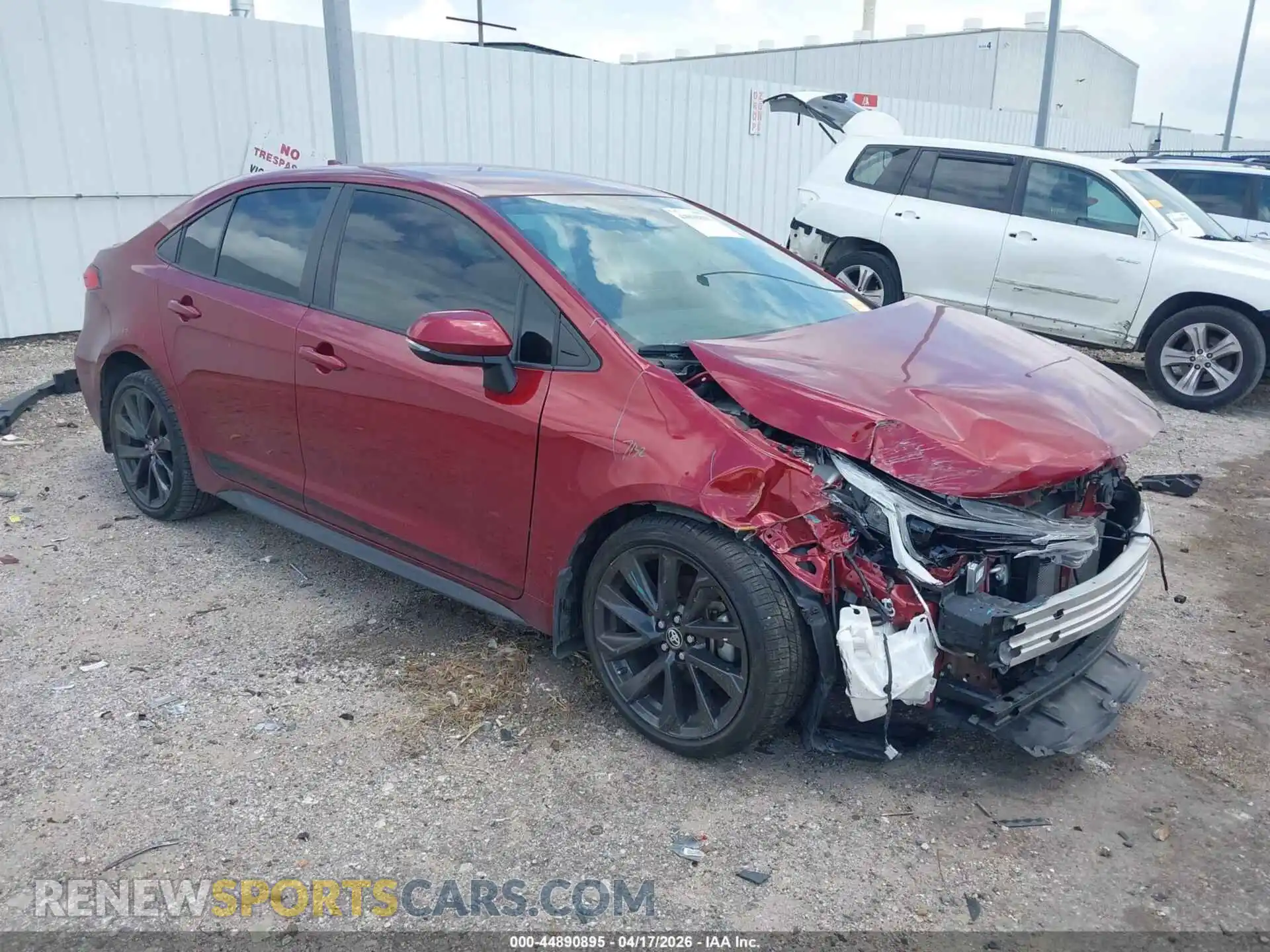 1 Photograph of a damaged car 5YFS4MCE7RP207144 TOYOTA COROLLA 2024